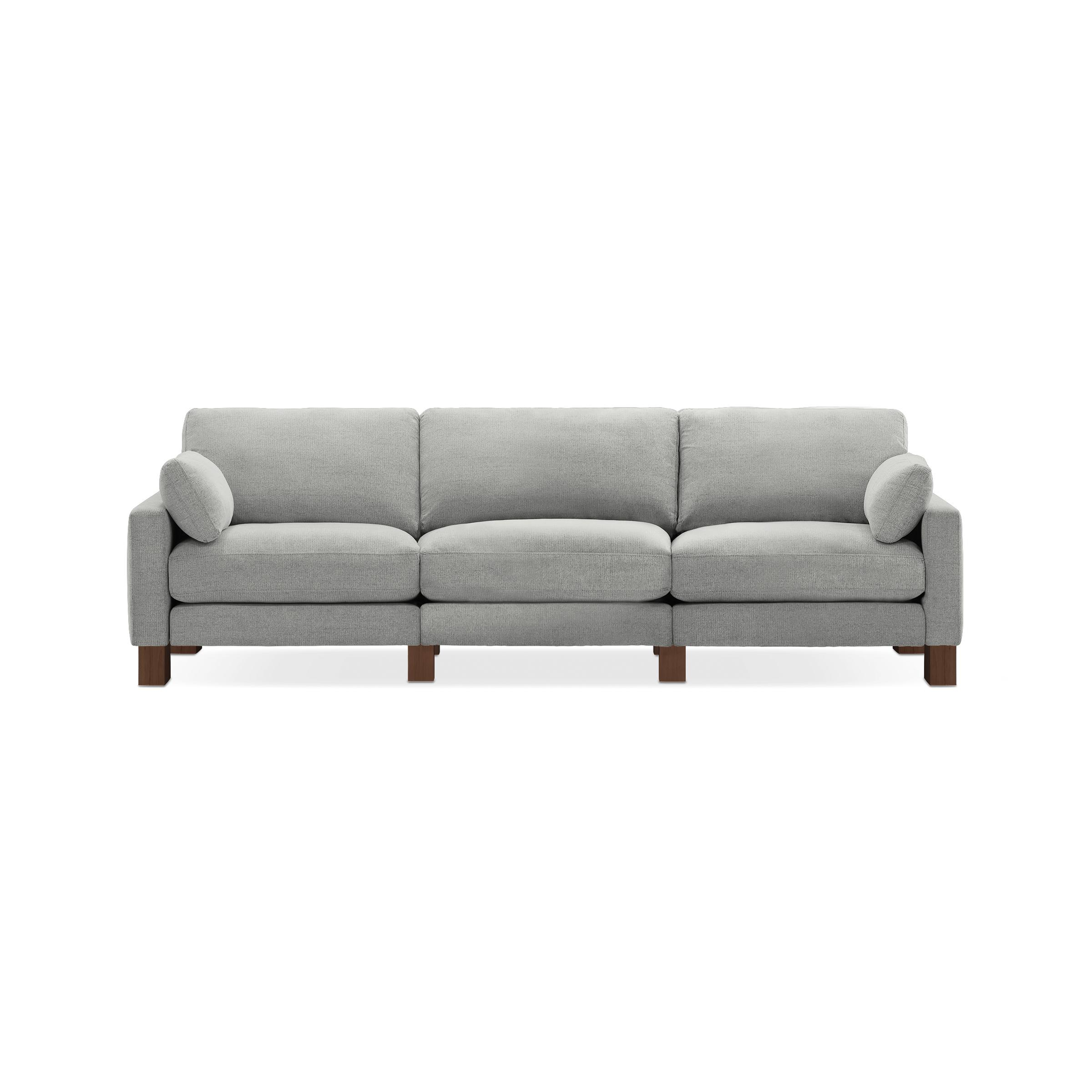 Burrow Union 3-Seat Sofa, Leg Finish: WalnutLegs - Burrow