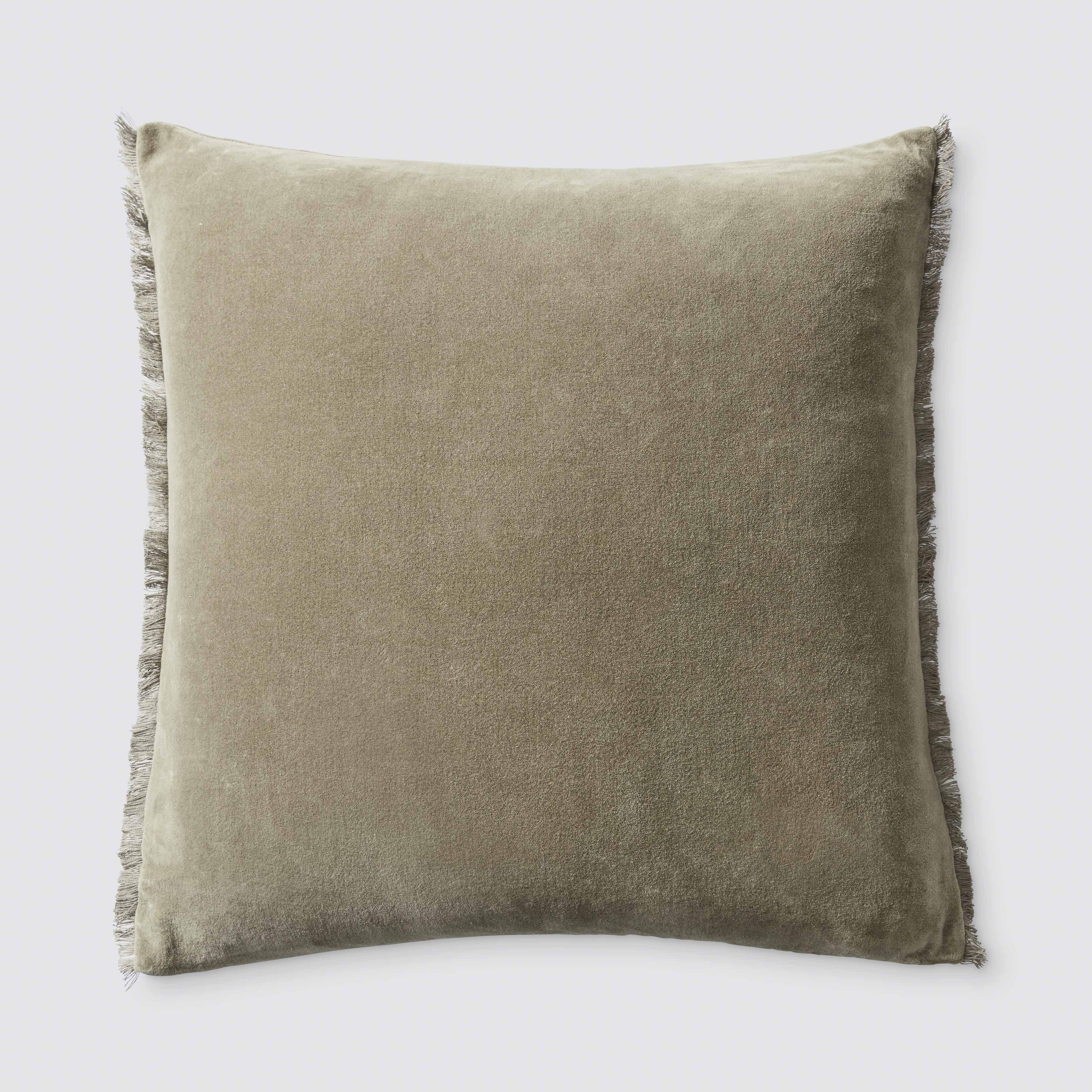 The Citizenry Naveta Velvet Pillow | 22" x 22" | Blue - The Citizenry
