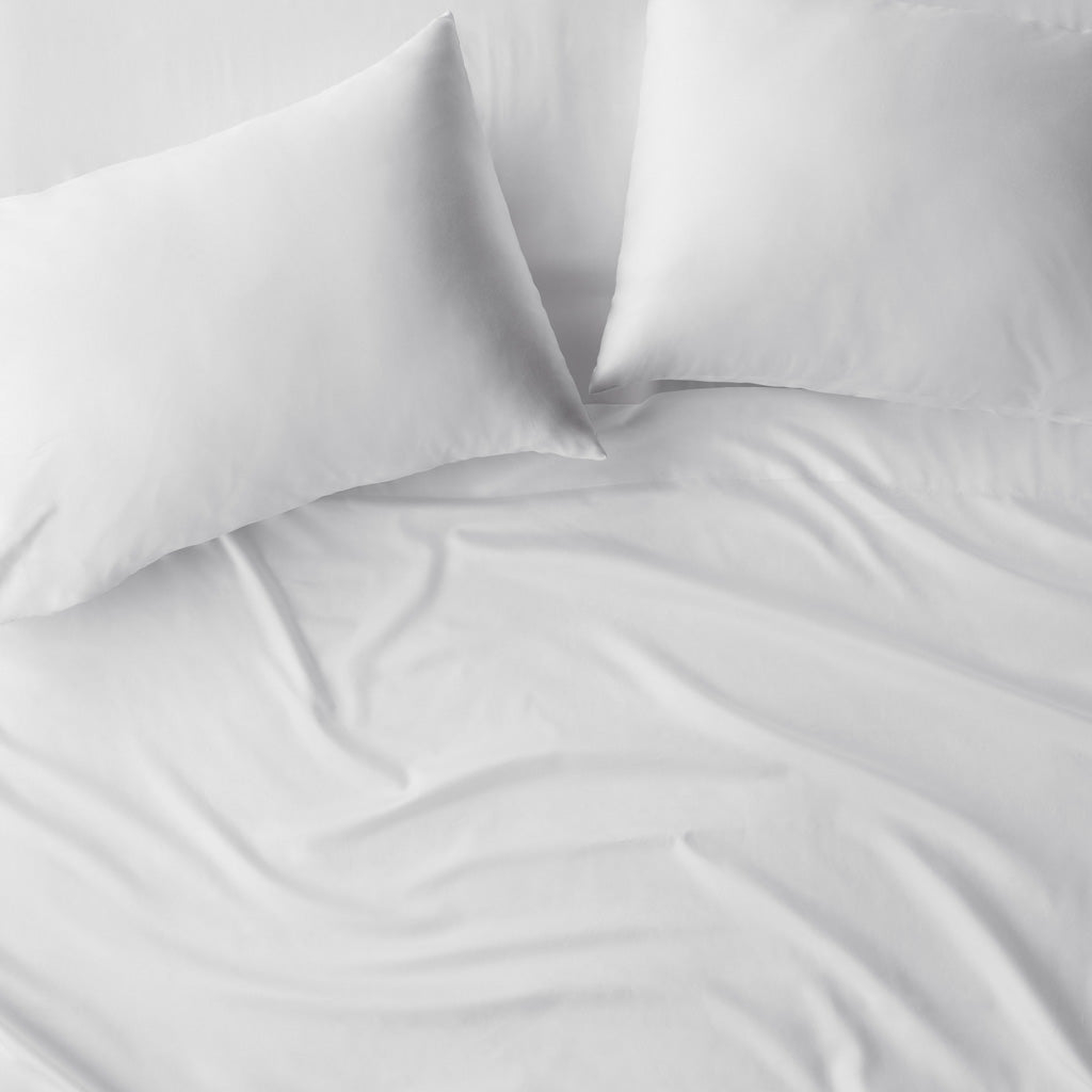 The Citizenry Organic Resort Cotton Bed Sheet Set | King | White - The Citizenry