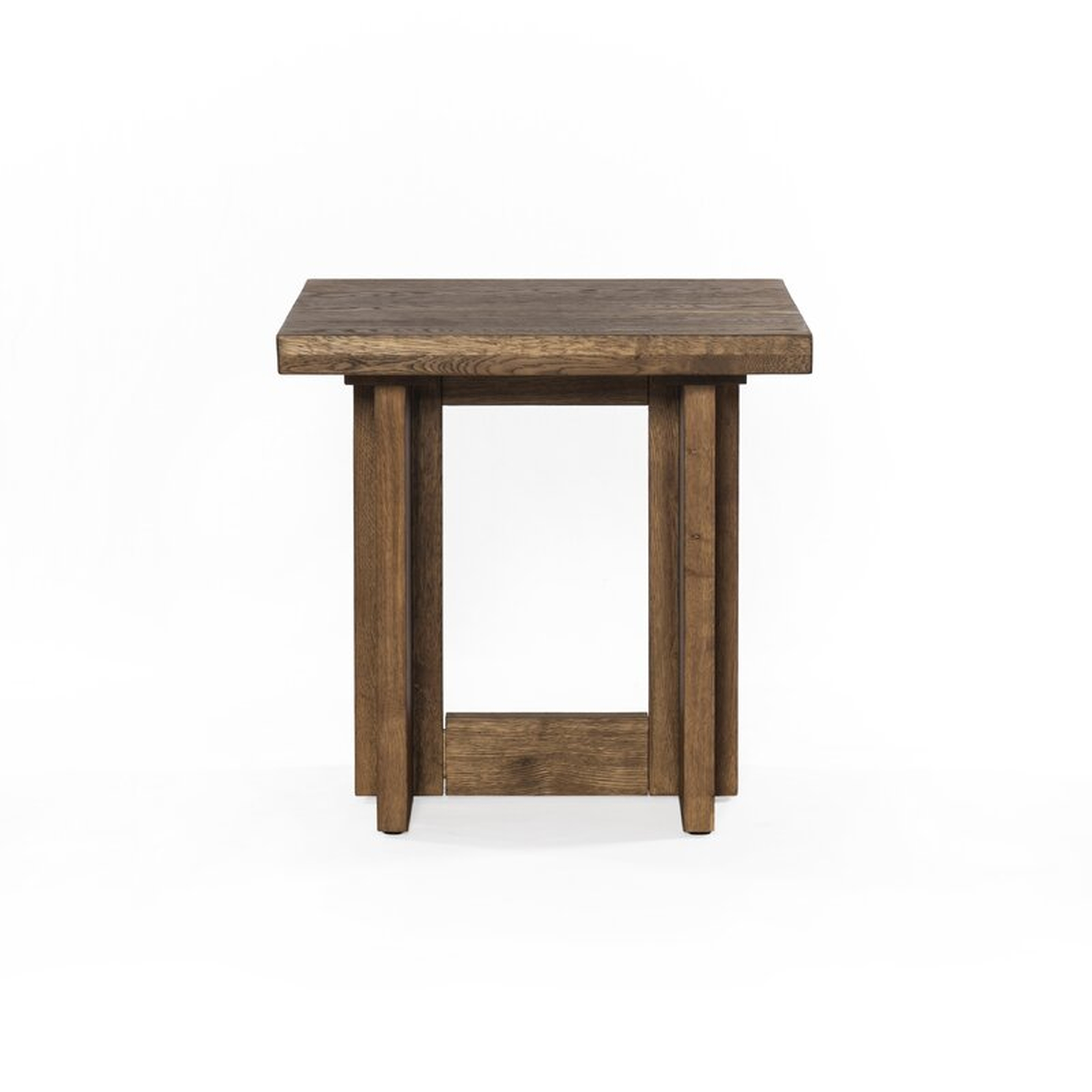 Four Hands Fallon Solid Wood Sled End Table - Perigold