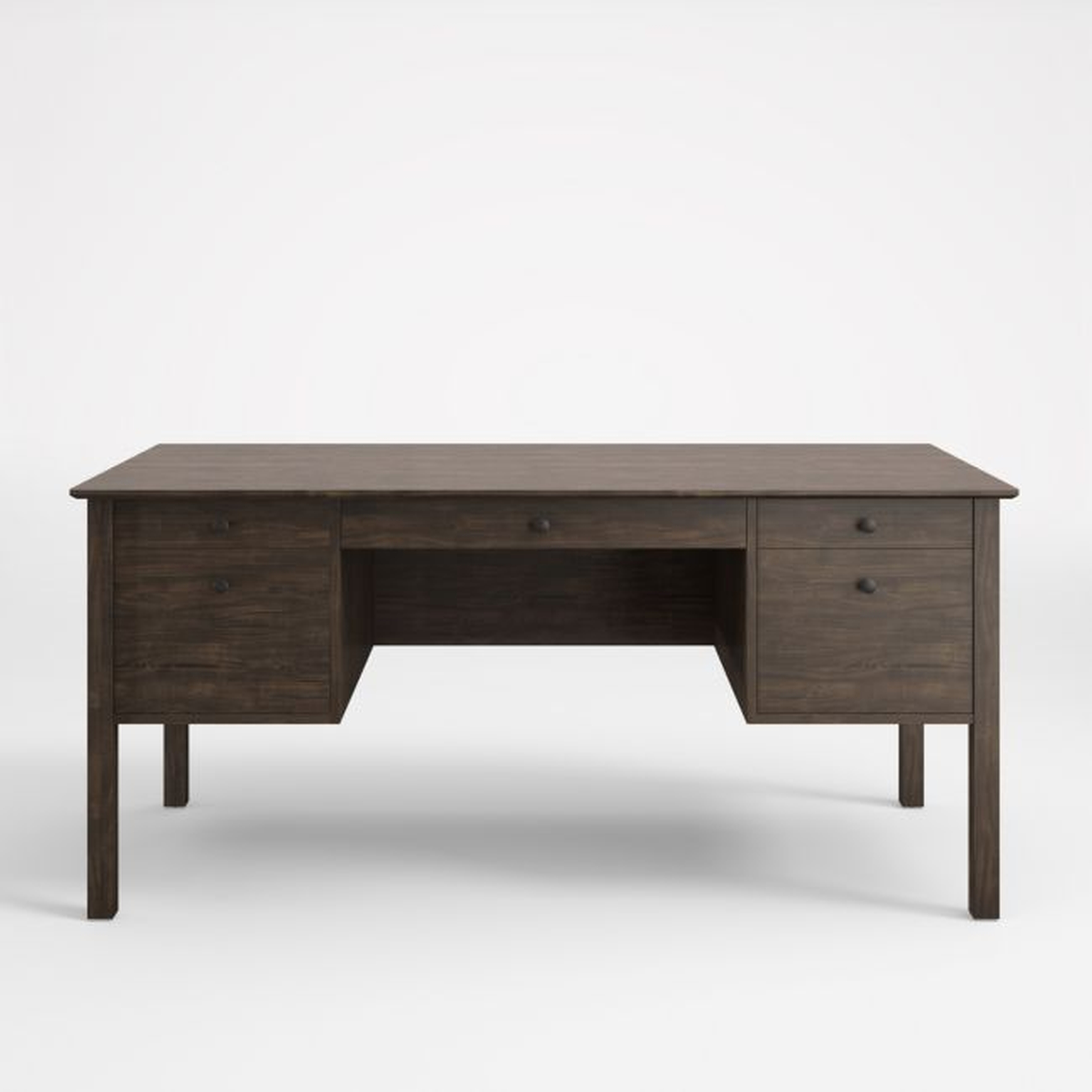 Ainsworth Charcoal Cherry Desk - Crate and Barrel
