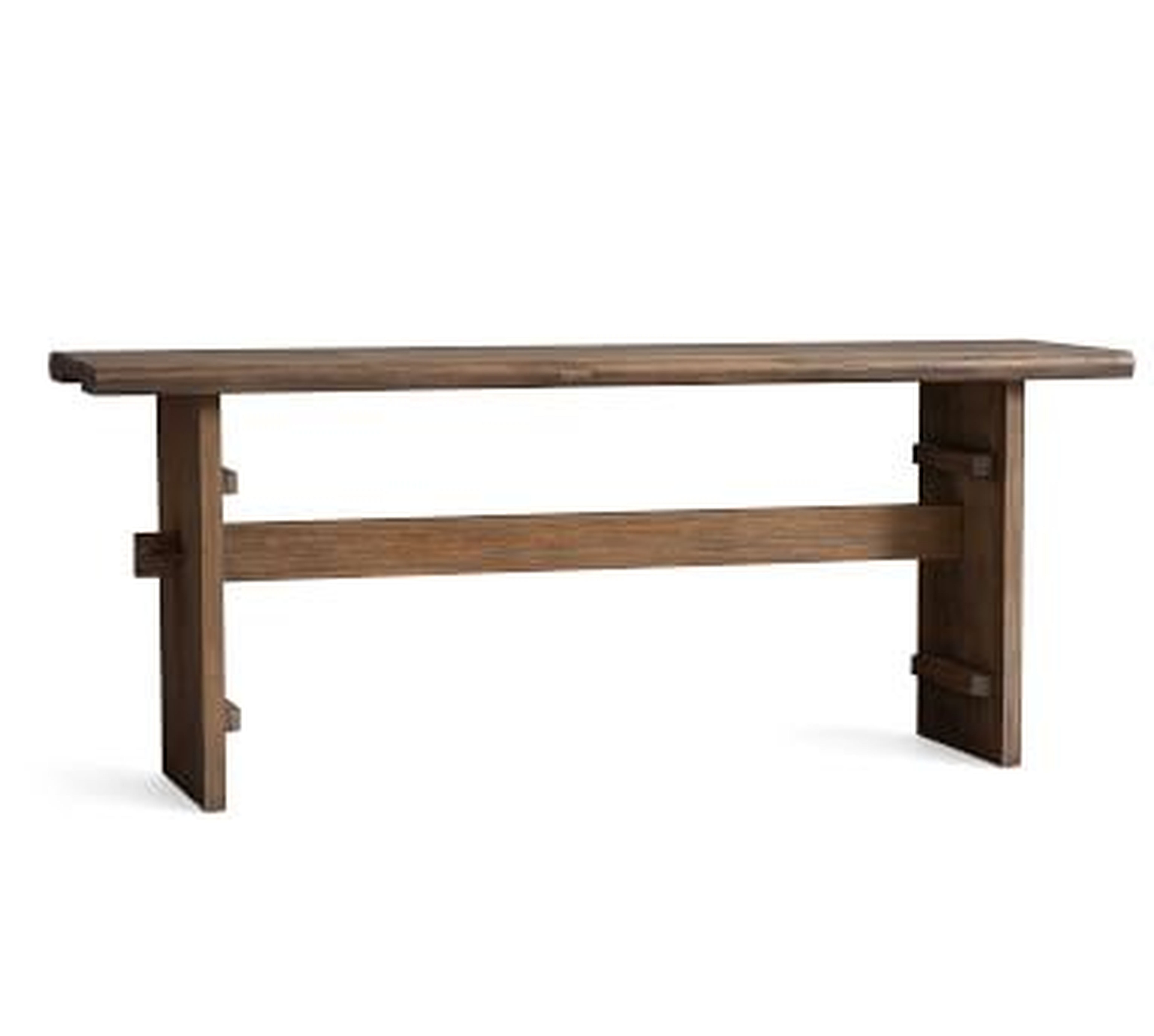 Easton 74" Reclaimed Wood Console Table, Weathered Elm - Pottery Barn