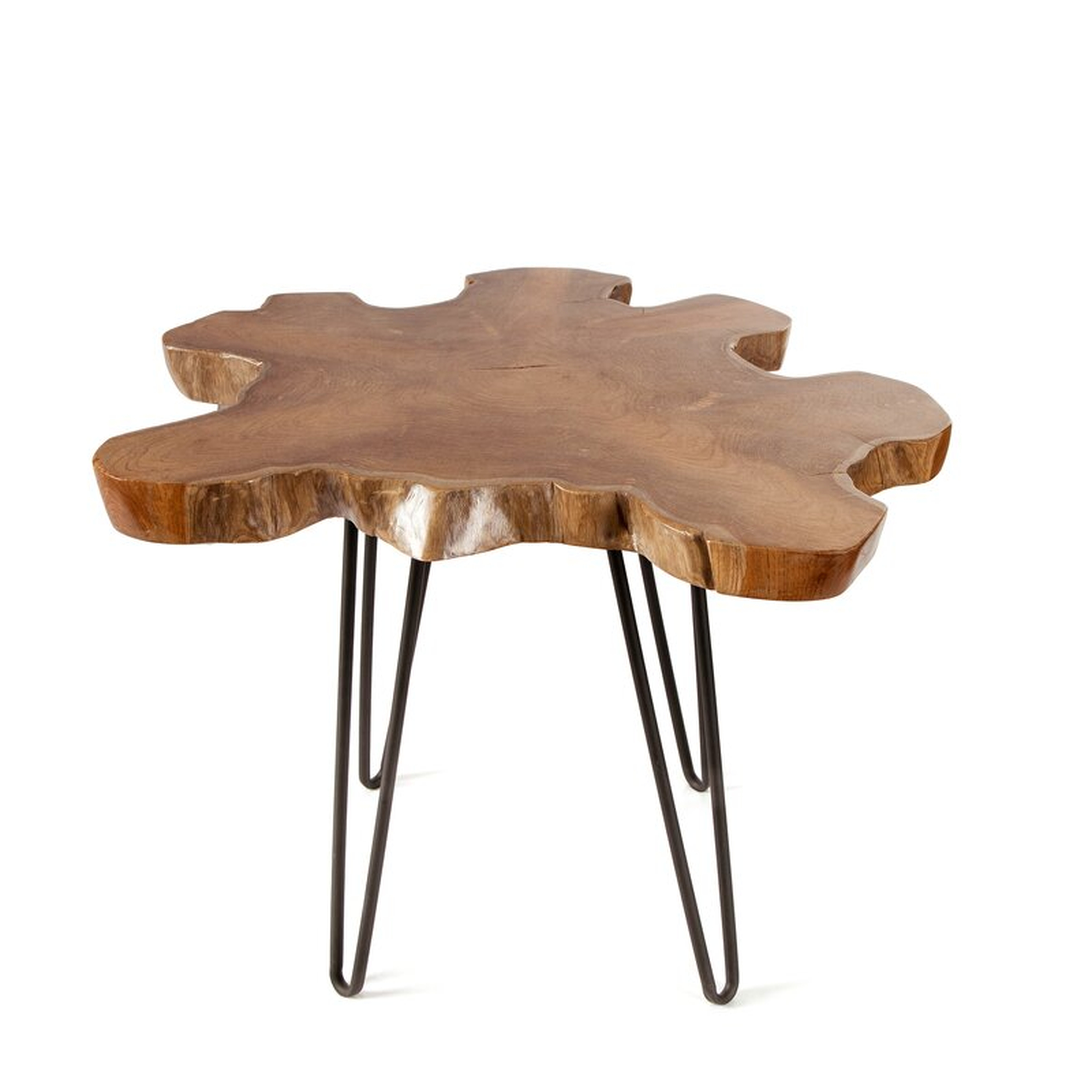 Millwood Pines Natural Real Wood Live Edge Coffee - Wayfair