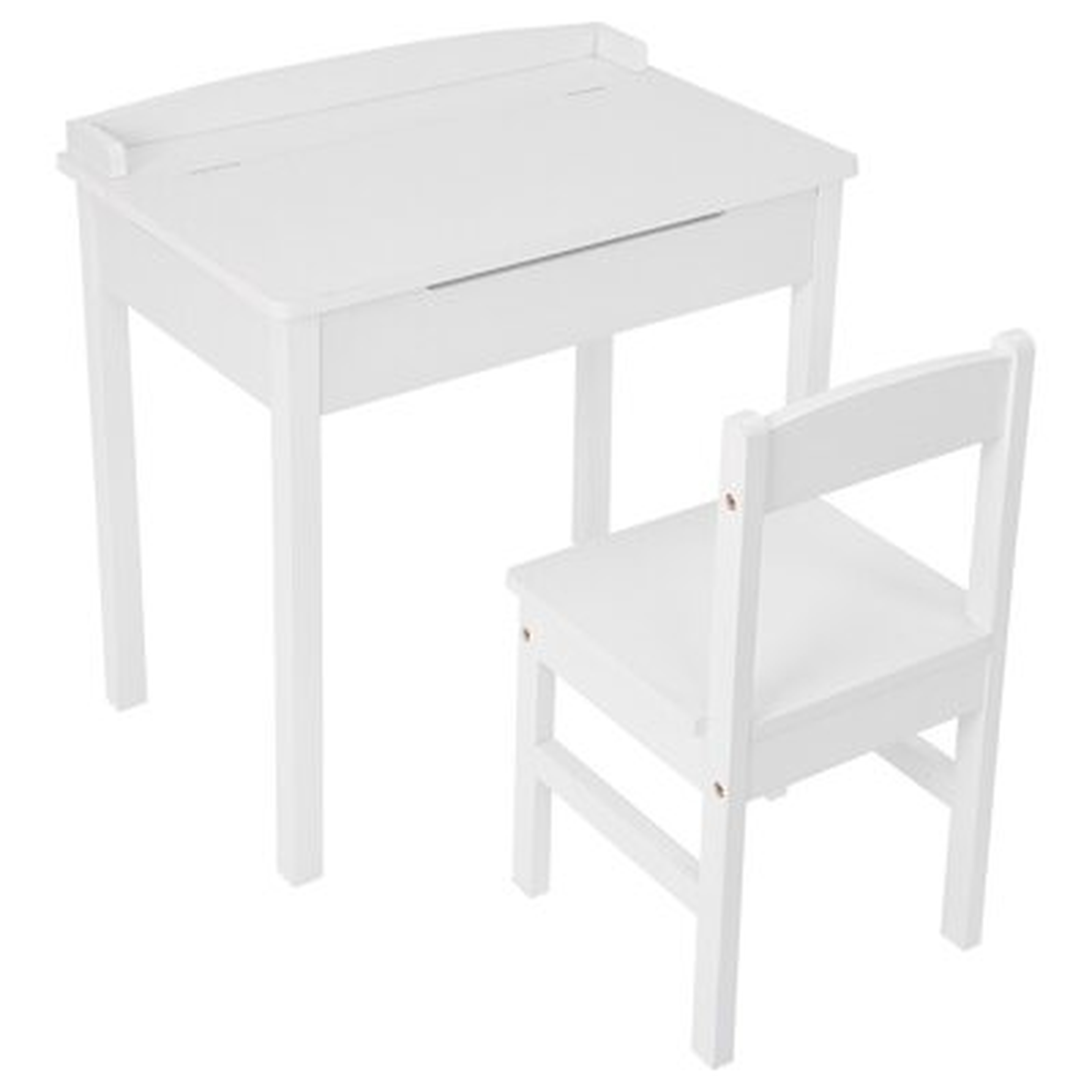 Kids Table And 1 Chair Set Children Activity Art Desk With Storage For Read - Wayfair