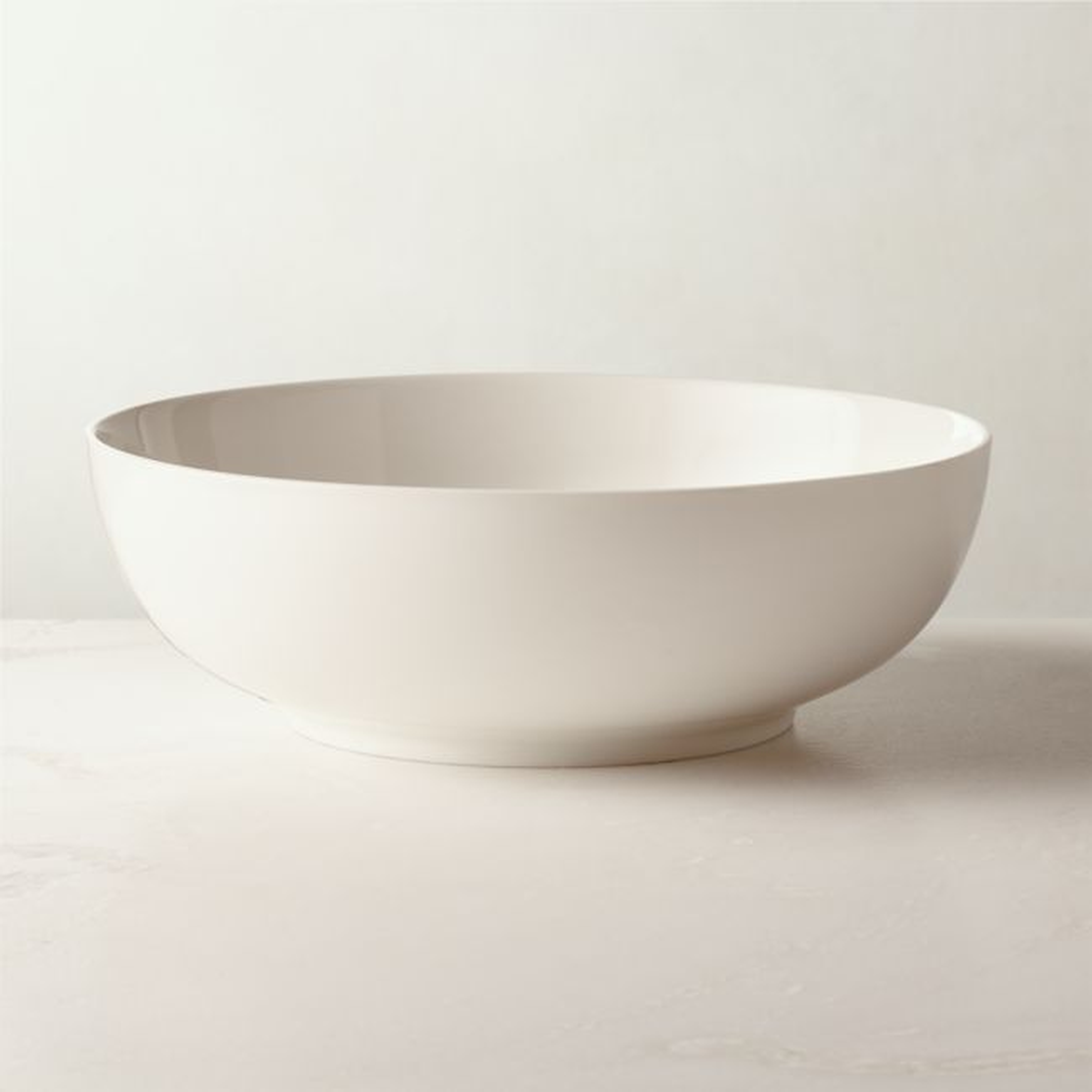 Contact White Serving Bowl - CB2