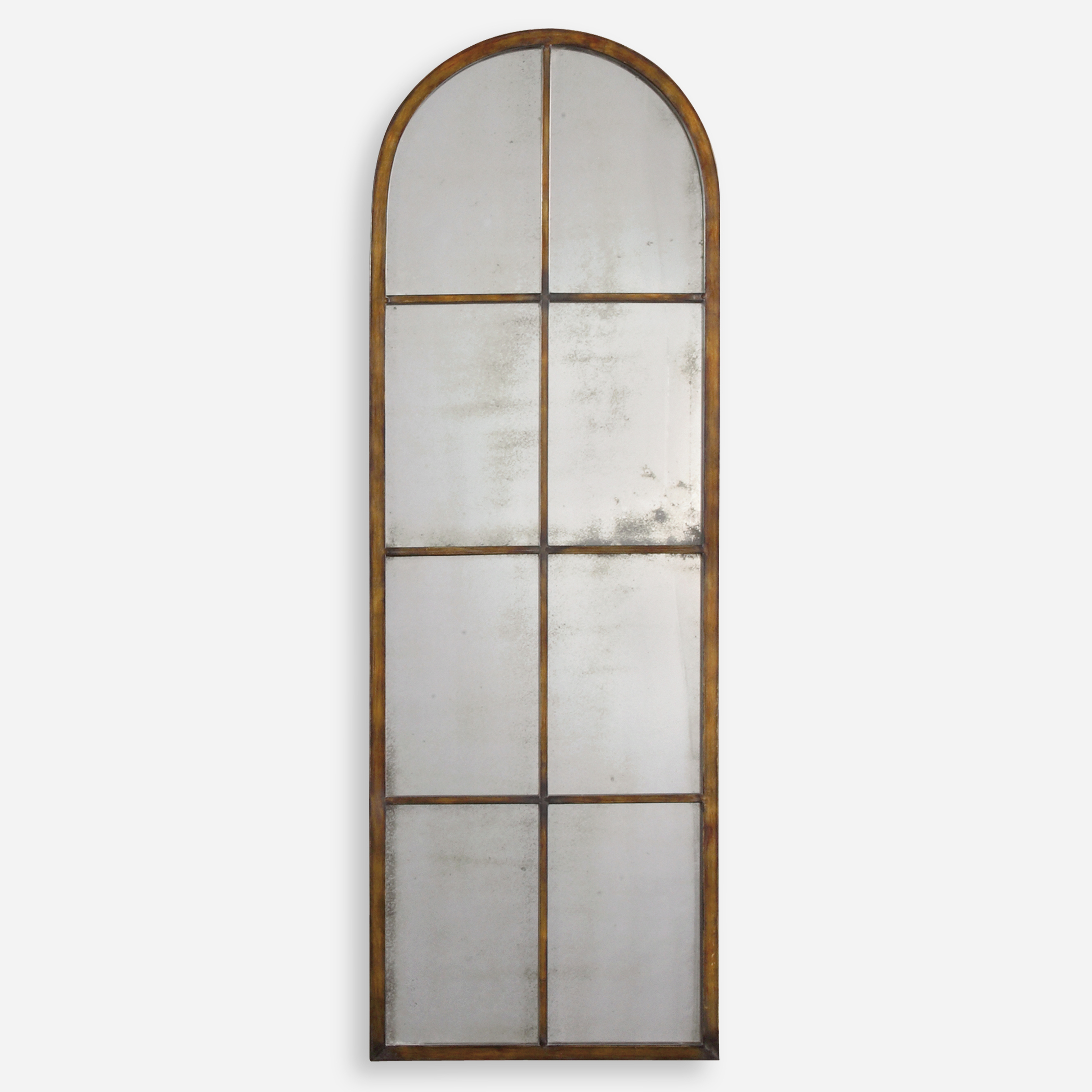 Amiel Arched Brown Mirror - Uttermost