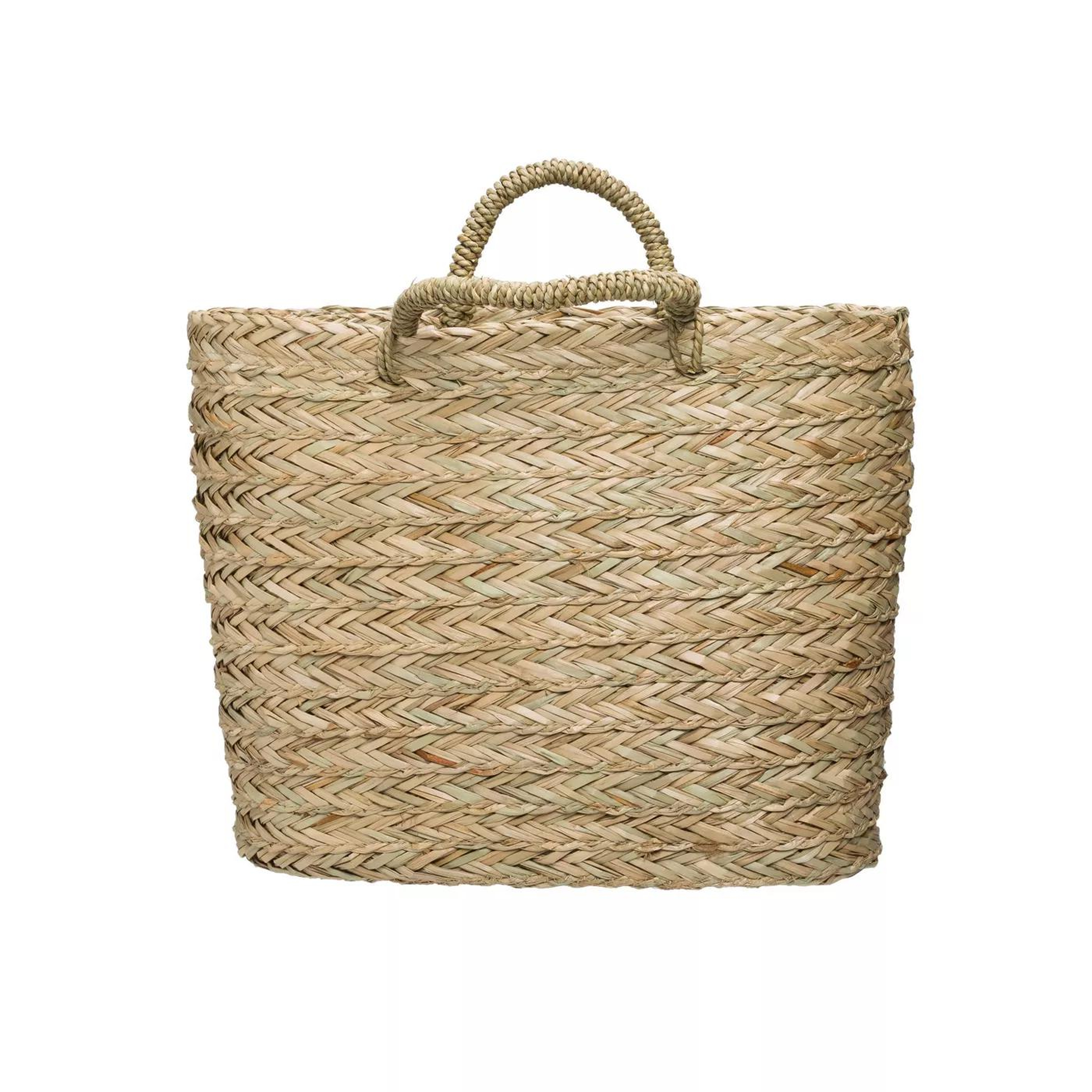 Handwoven Beige Seagrass Wall Baskets (Set of 2 Sizes) - Nomad Home