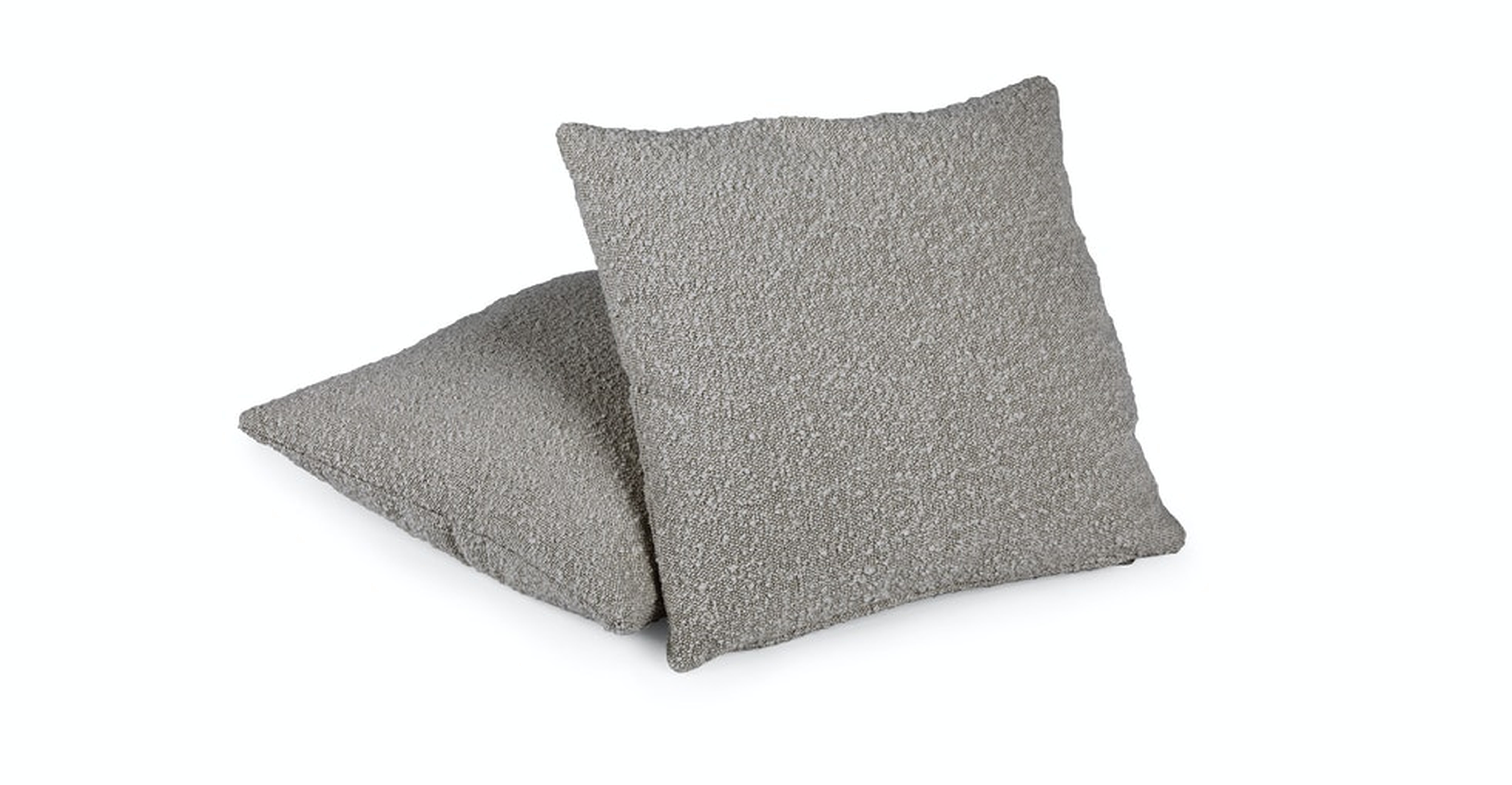 Gabriola Pillow Set - Dover Gray Bouclé - Article