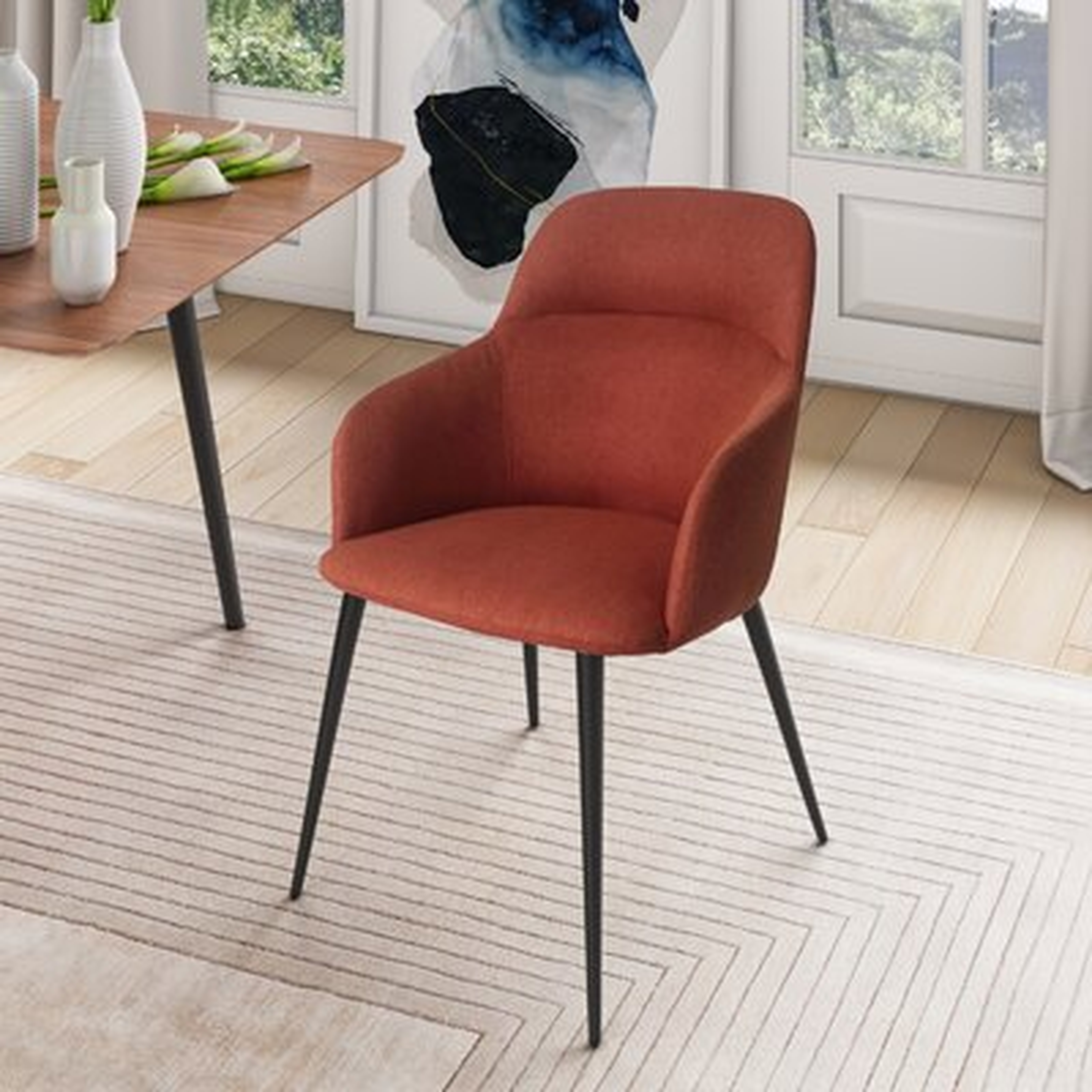 Piovarciova - Modern Teal & Black Dining Chair - Wayfair