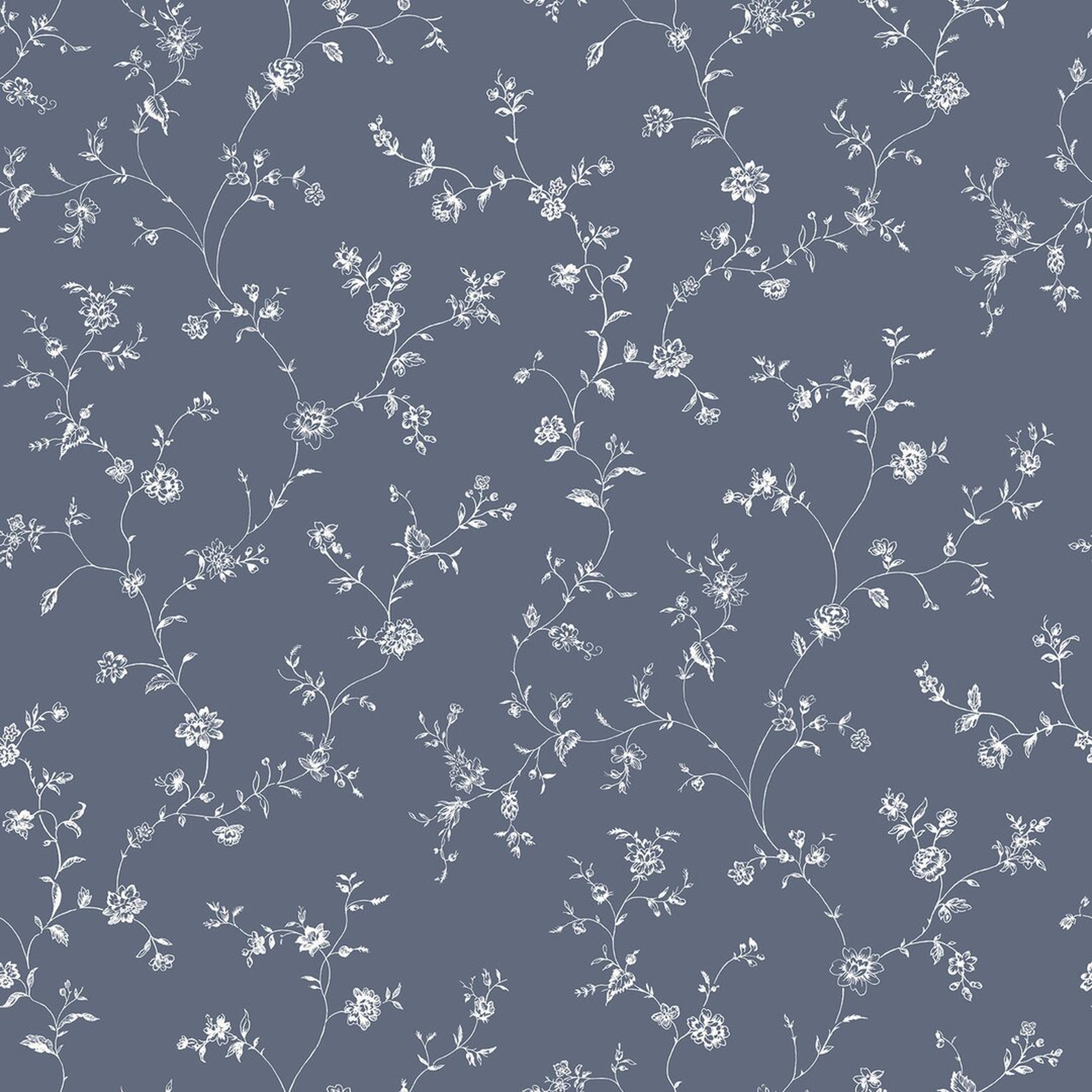 Galerie Wallcoverings Miniatures 2 Floral Trail 33' L x 21"" W Wallpaper Roll - Perigold