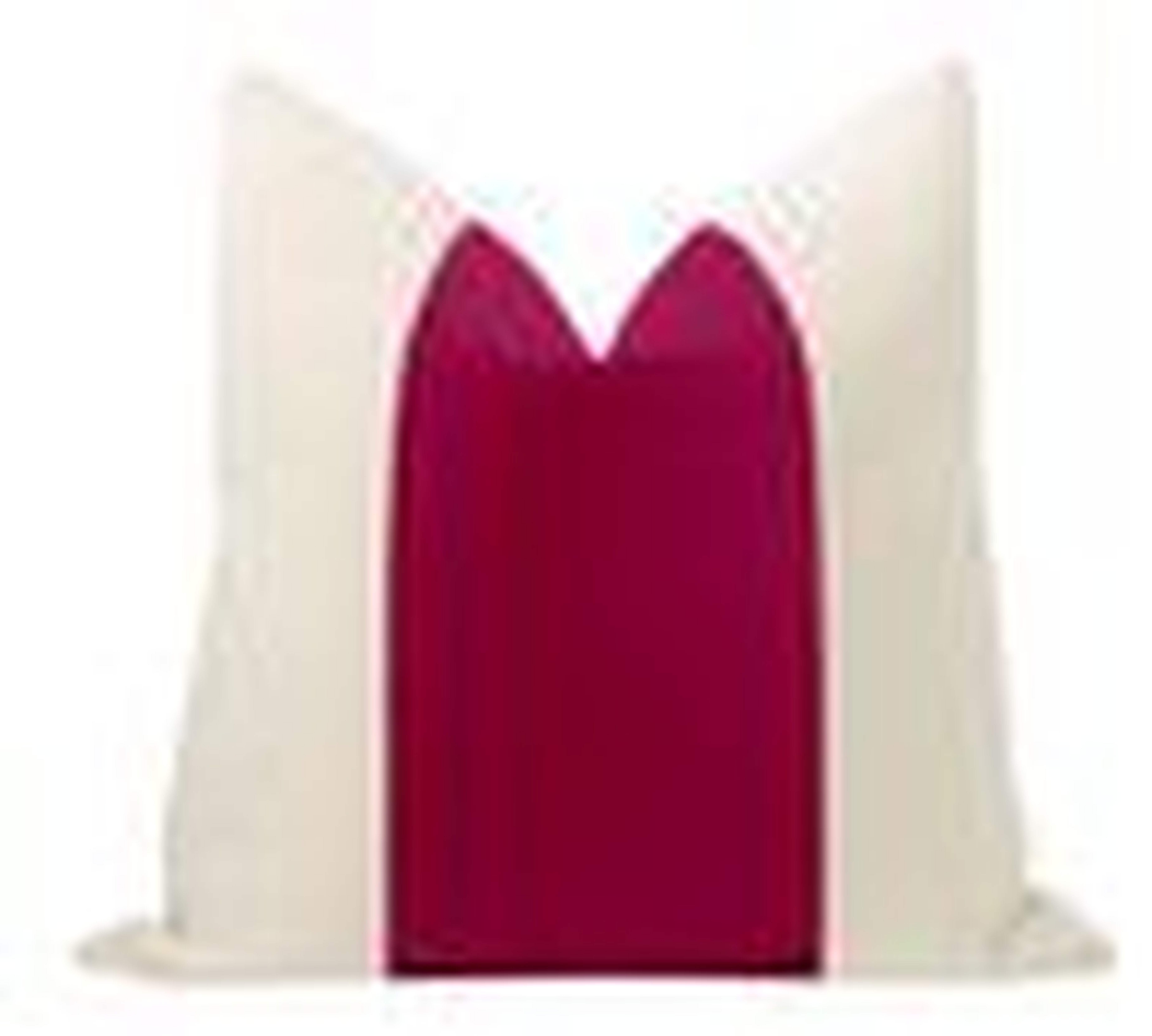 Panel Studio Velvet Pillow Cover, Magenta, 12" x 18" - Little Design Company