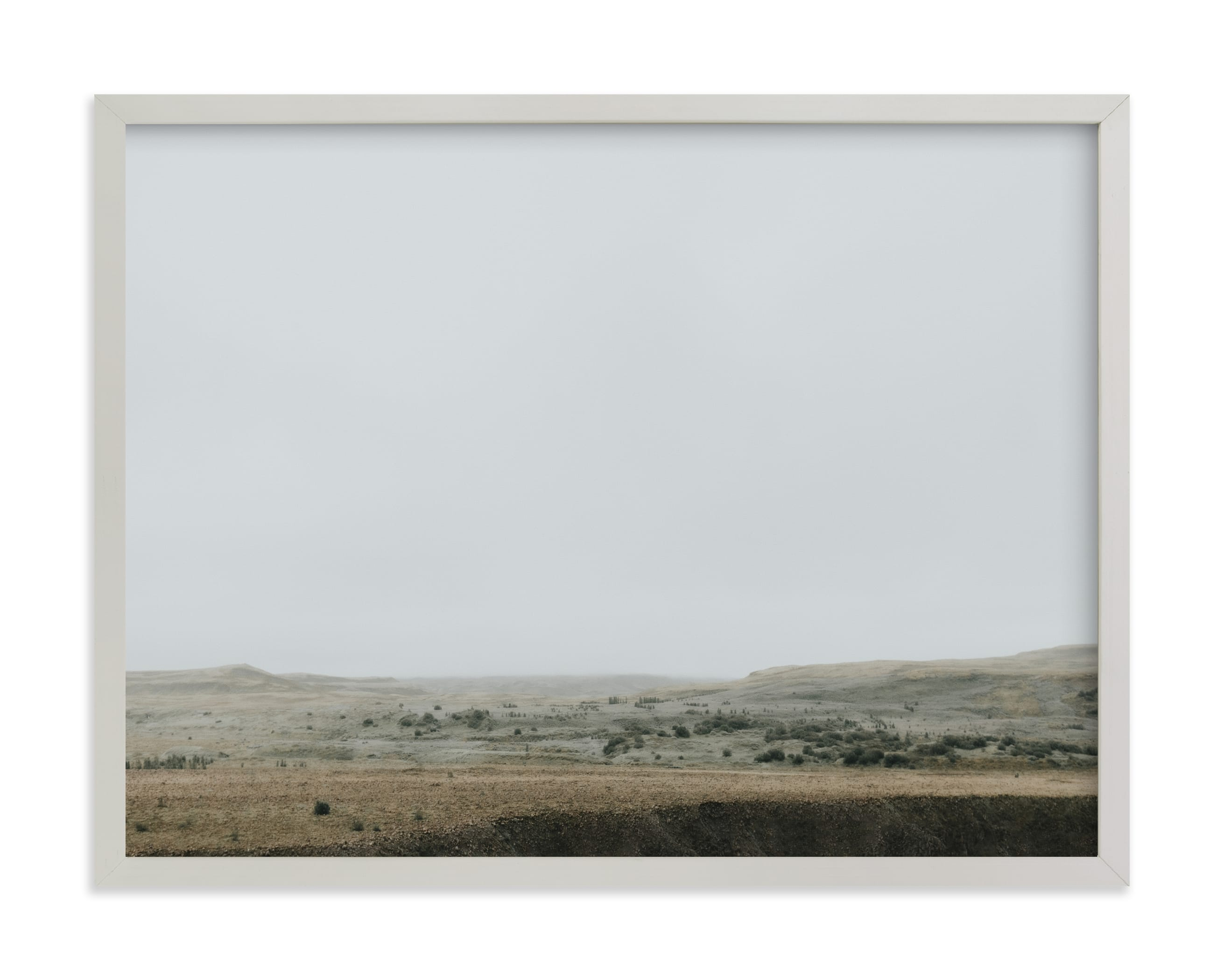 Landscape Under Fog Art Print - Minted