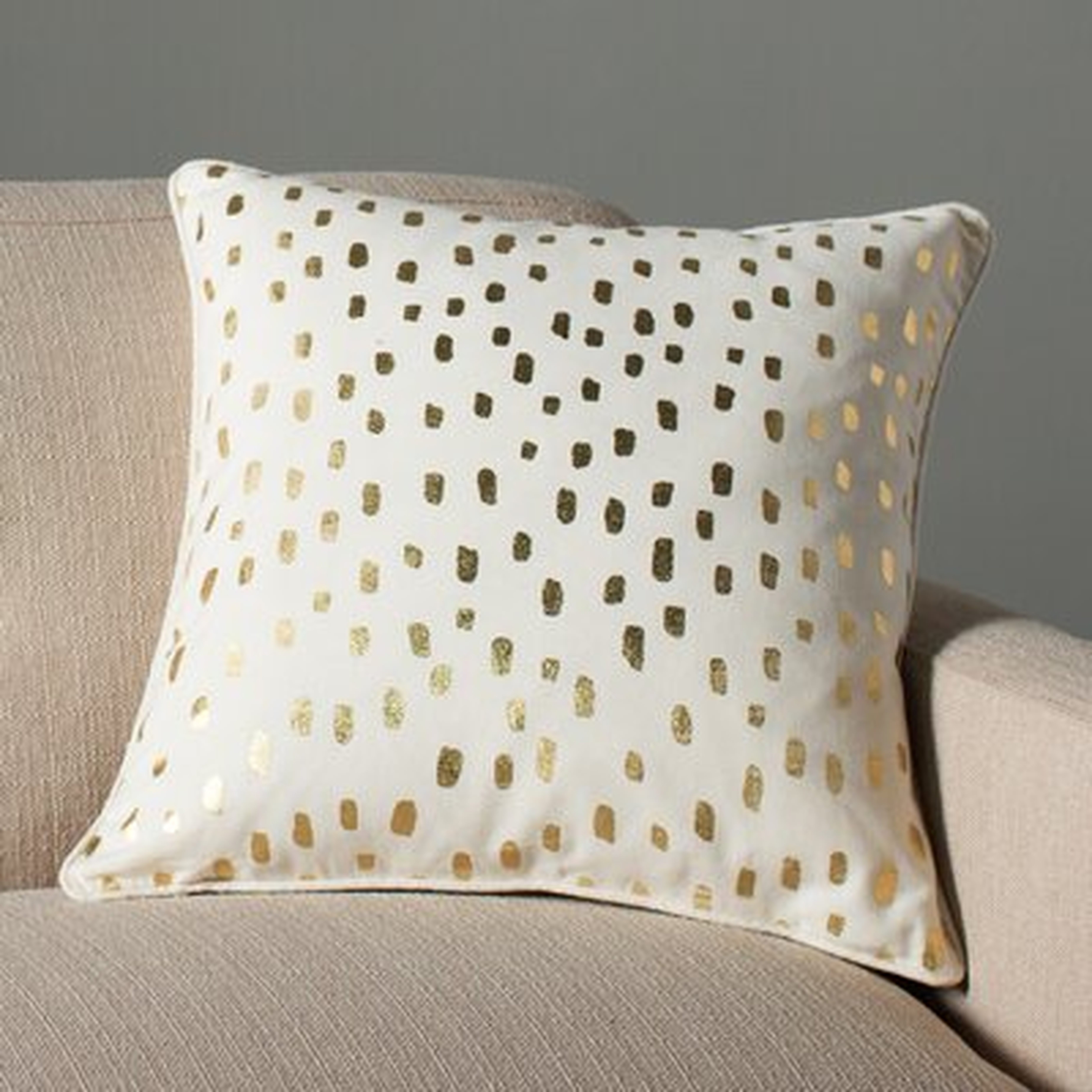 Glenwood Dalmatian Dot Cotton Animal Print Throw Pillow Cover - AllModern