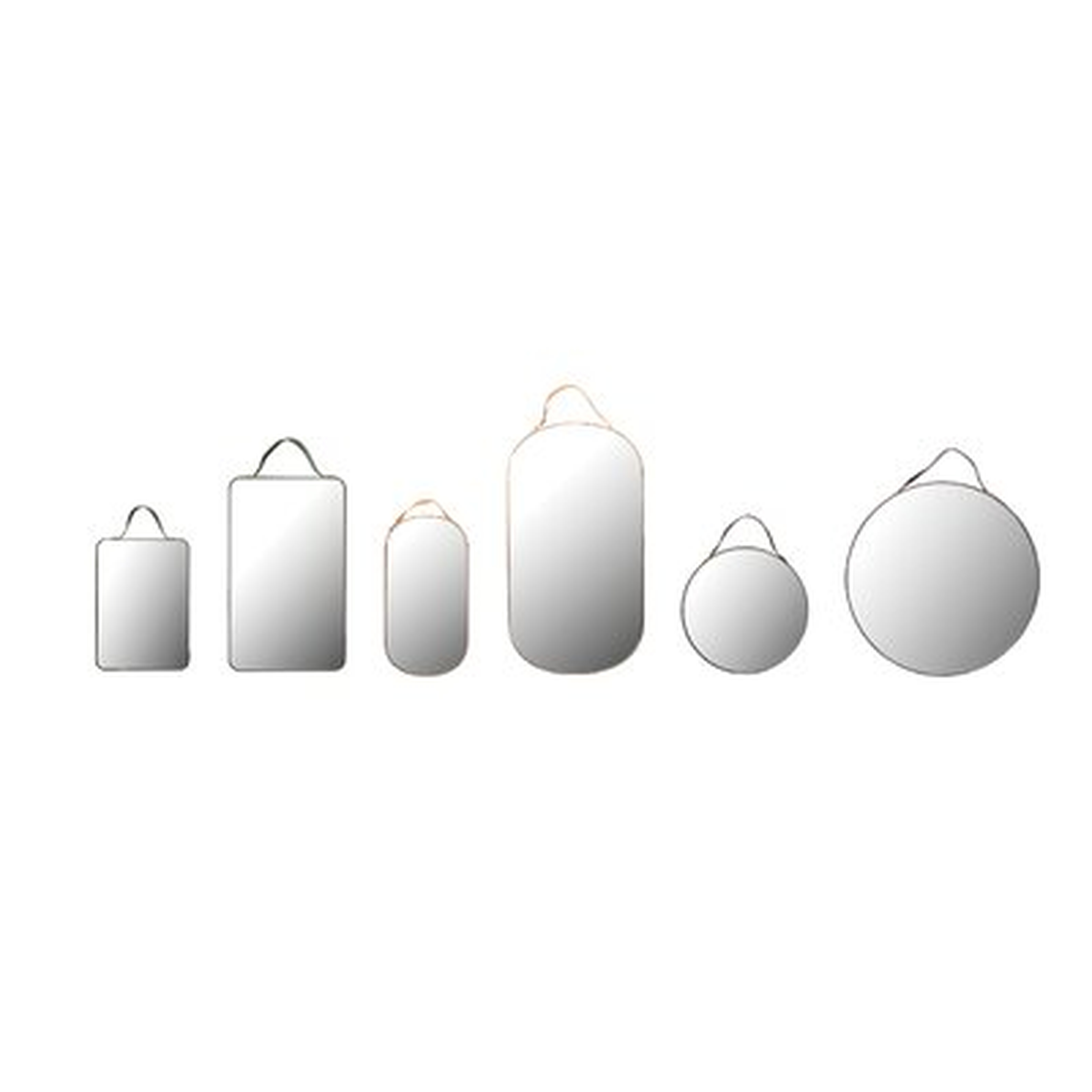 Karine 6 Piece Edged Mirror Set - Wayfair