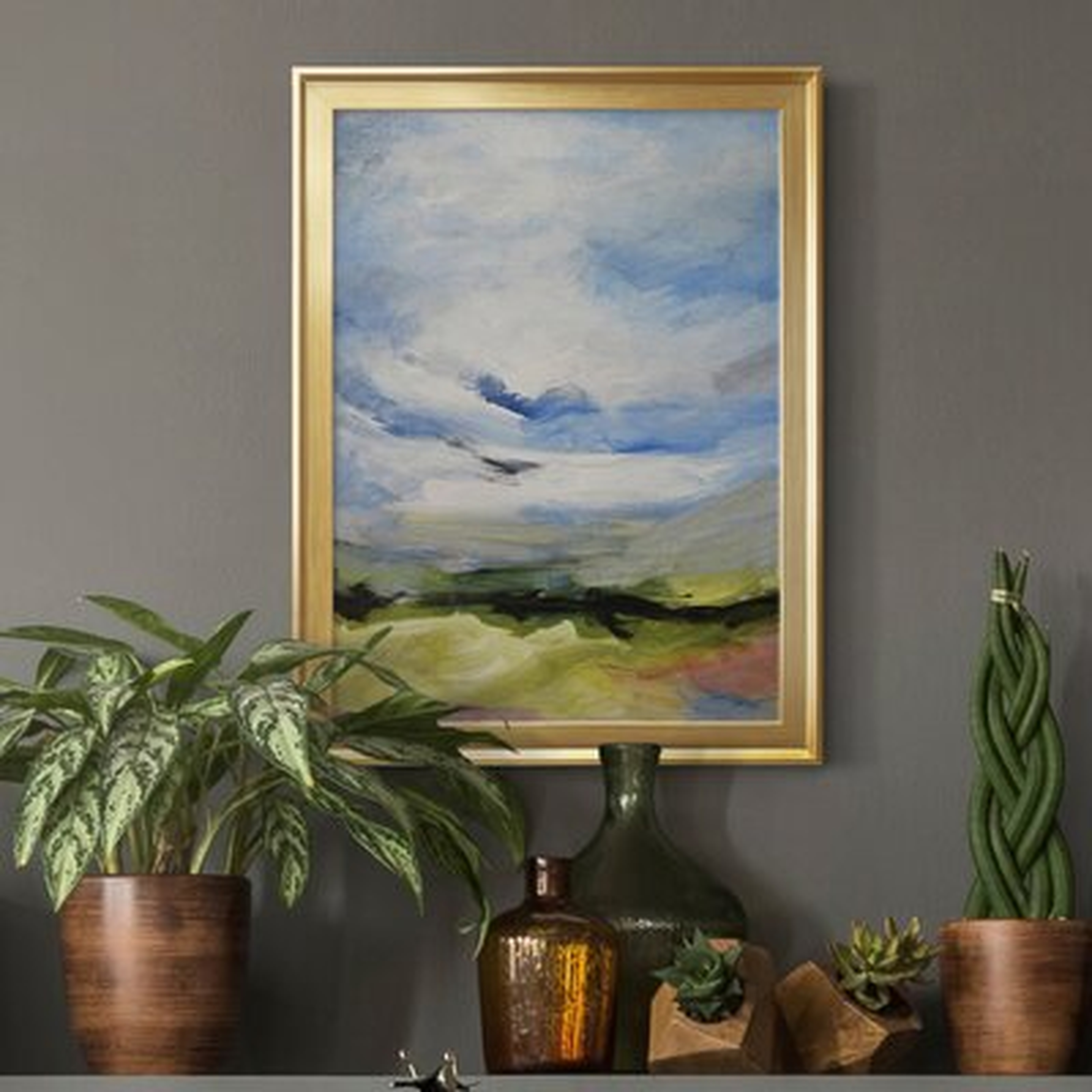 AROUND THE CLOUDS IV Premium Framed Canvas - Ready To Hang - Wayfair
