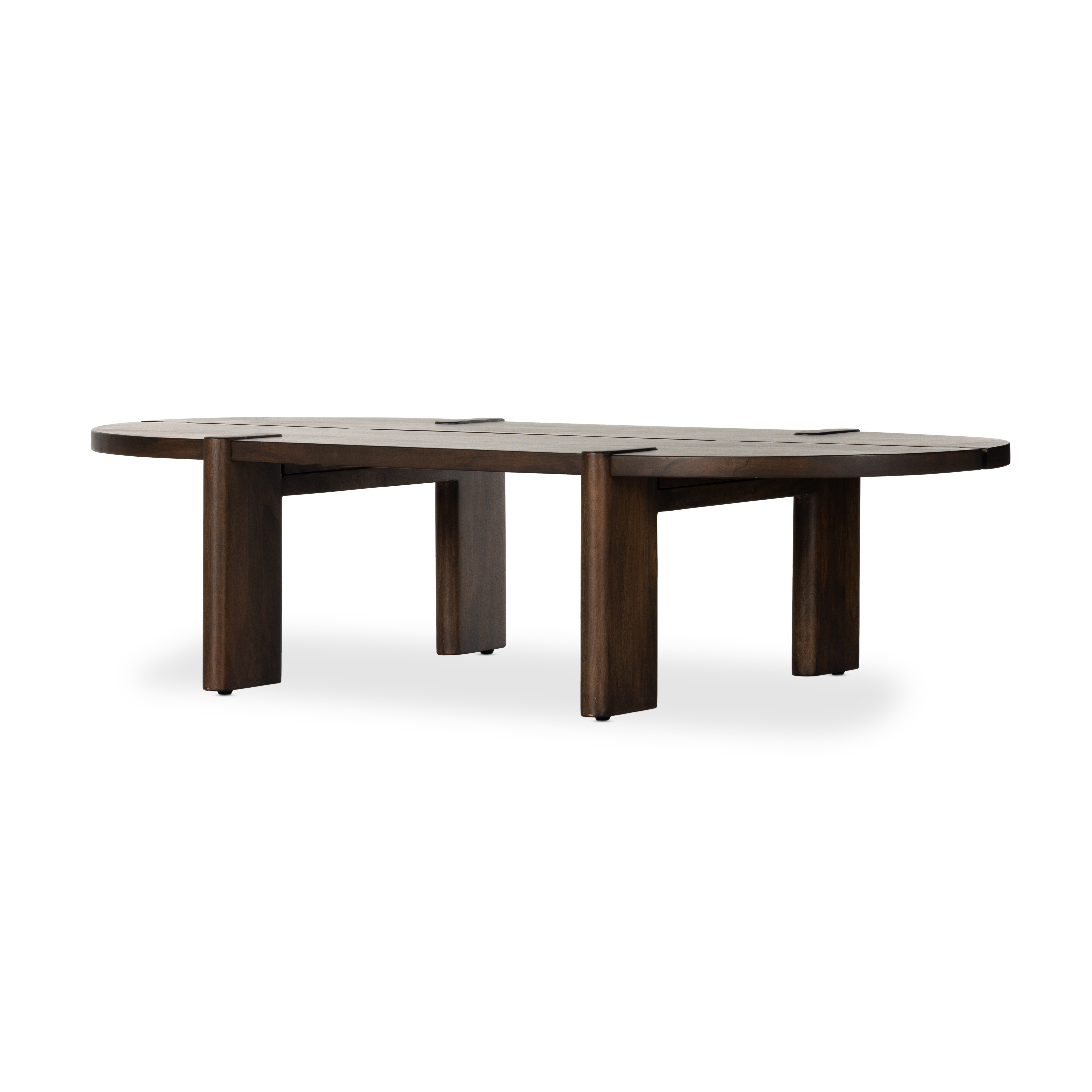 Aldridge Coffee Table-Brown - Four Hands