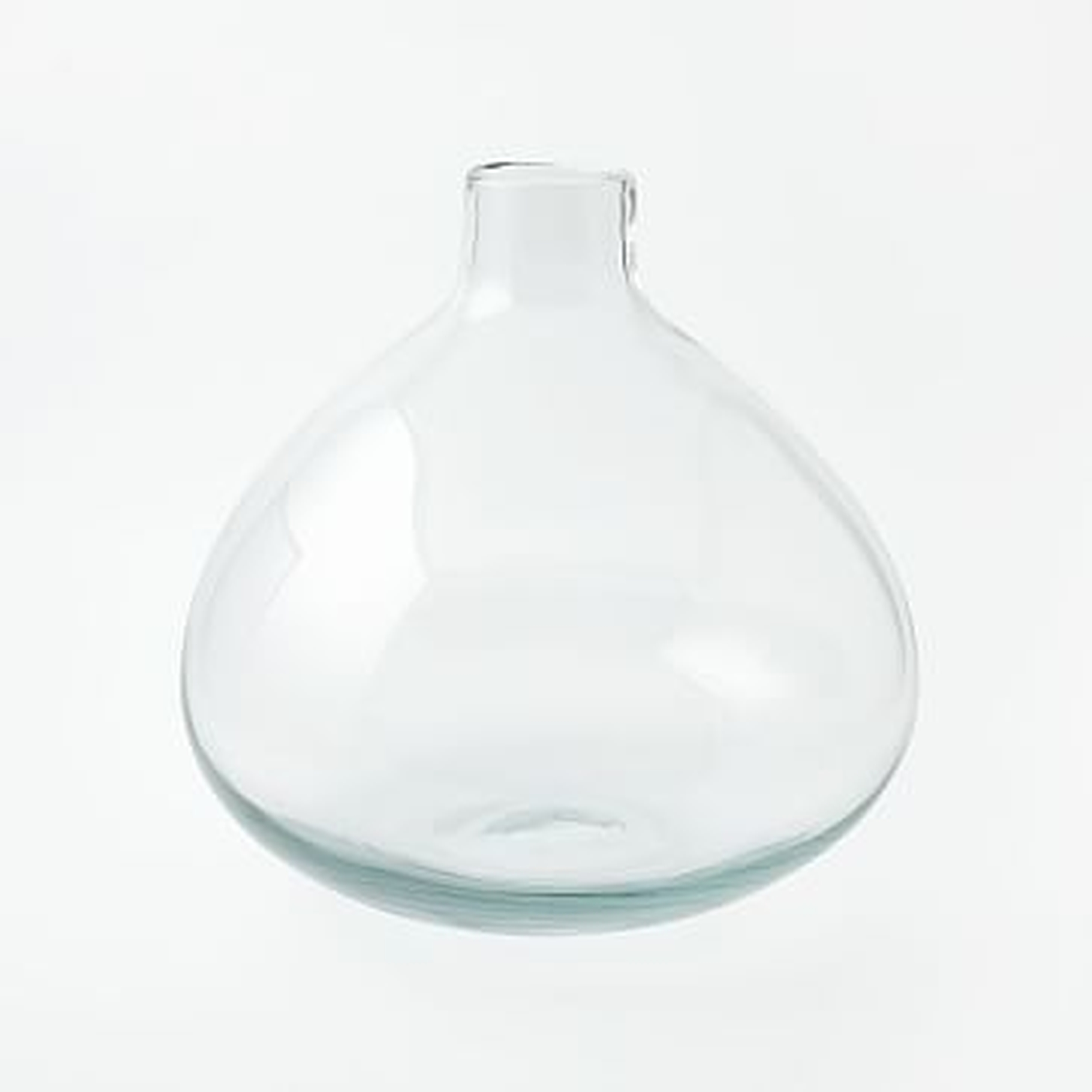 Oversized Glass Vase, Clear - West Elm