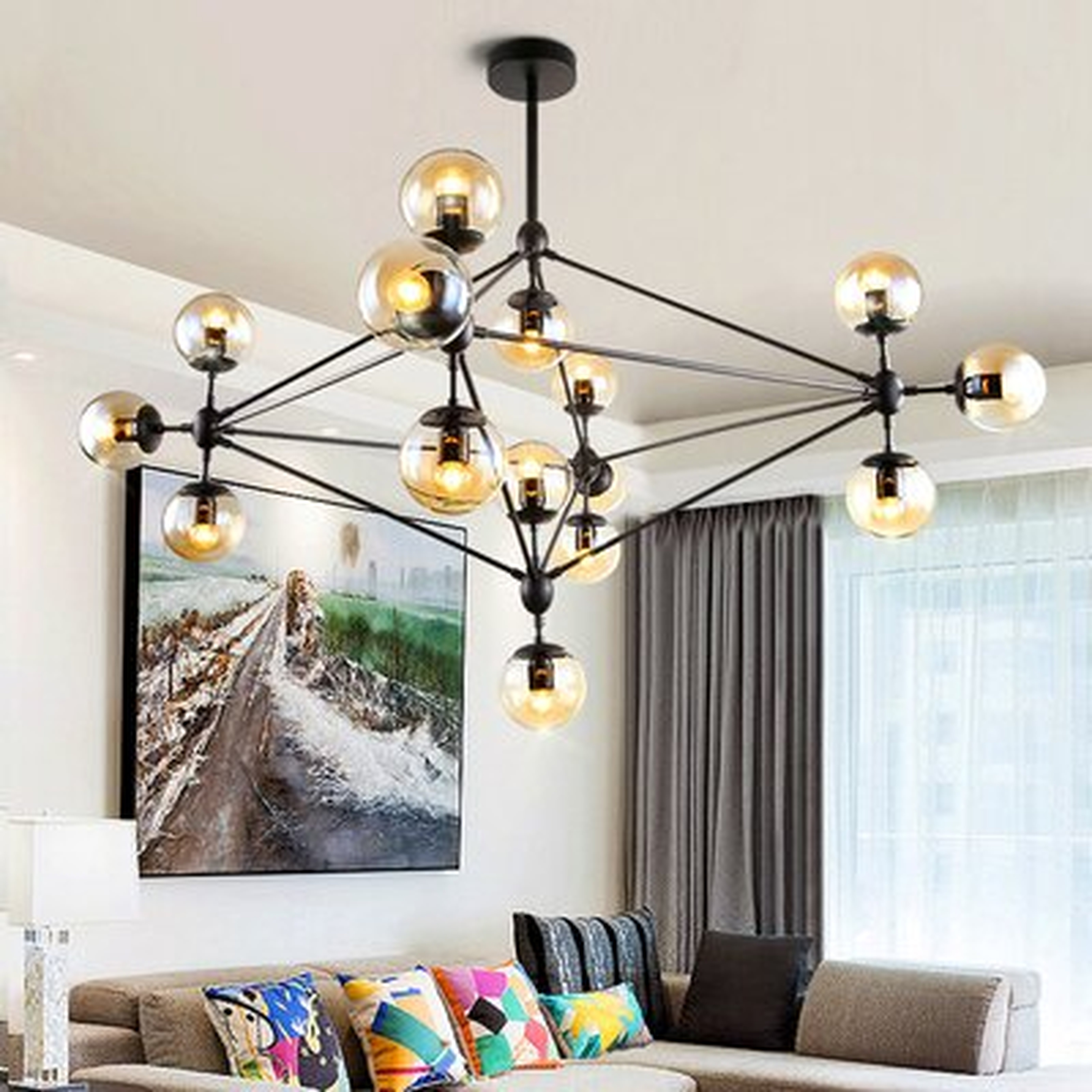 Modern MODO LED Pendant  Lamp Suspension Chandelier Ball Ceiling Lights Lighting - Wayfair
