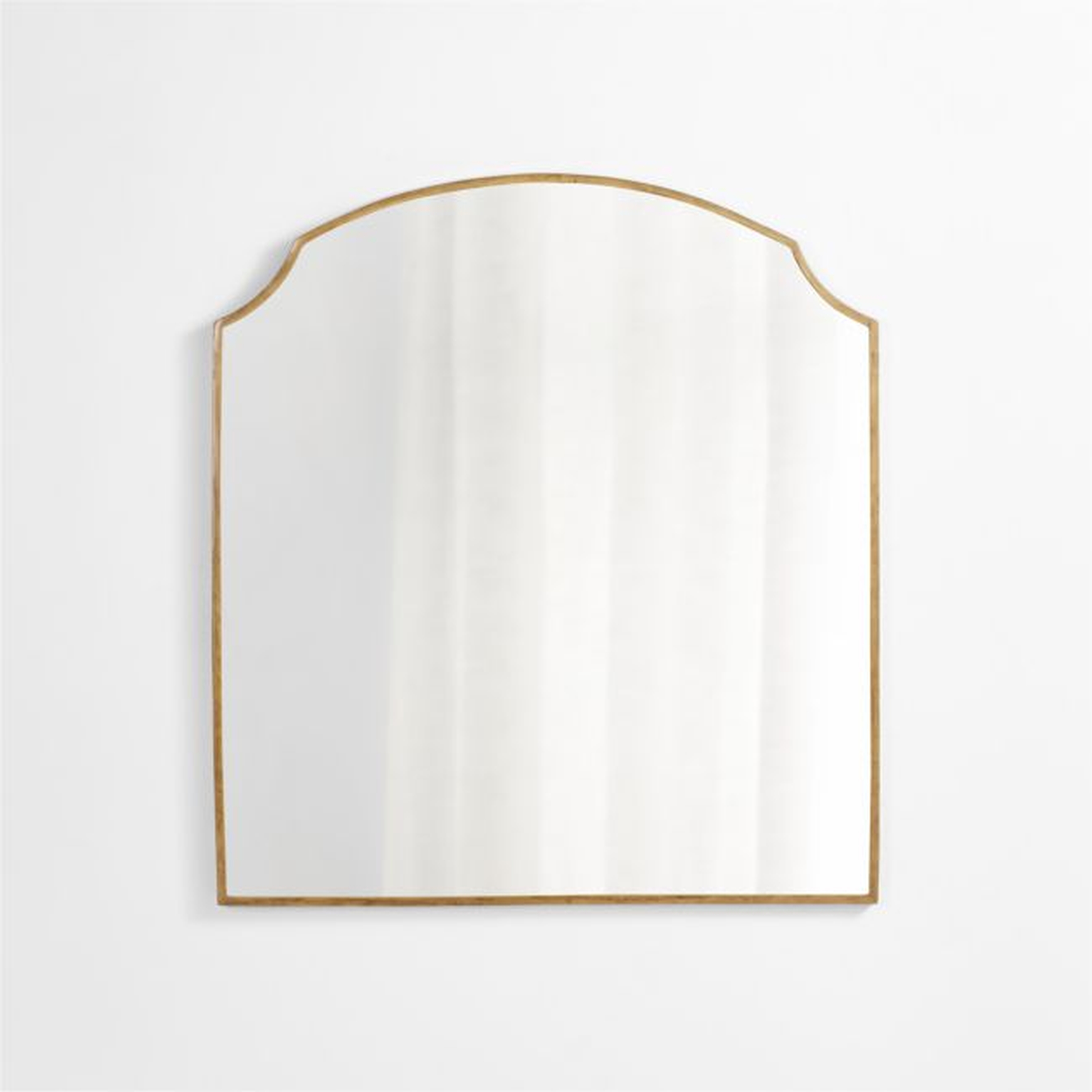 Emmy Brass Wall Mirror - Crate and Barrel