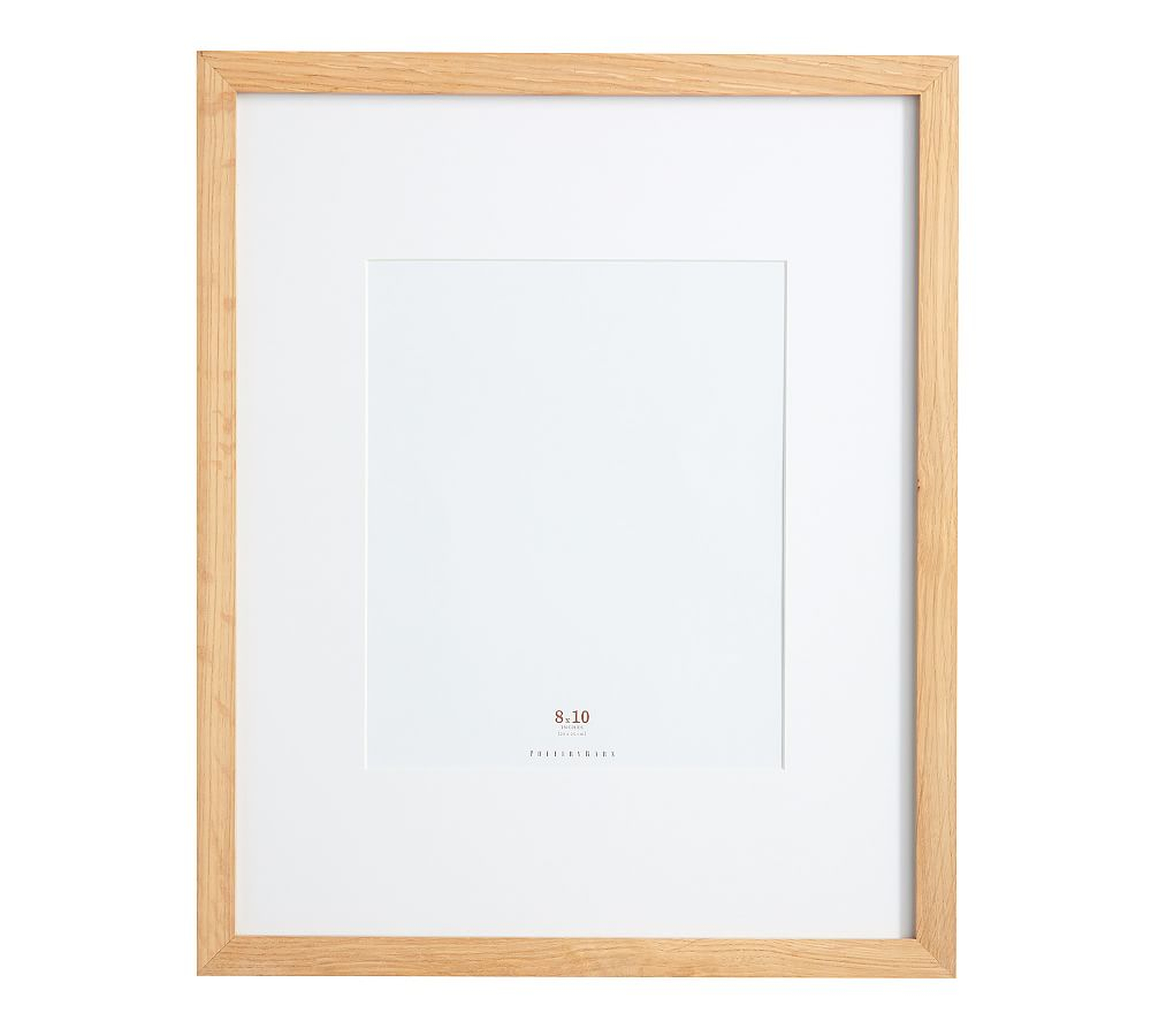Wood Gallery Single Opening Frame - 8x10 (14x17 Without Mat) - Natural - Pottery Barn