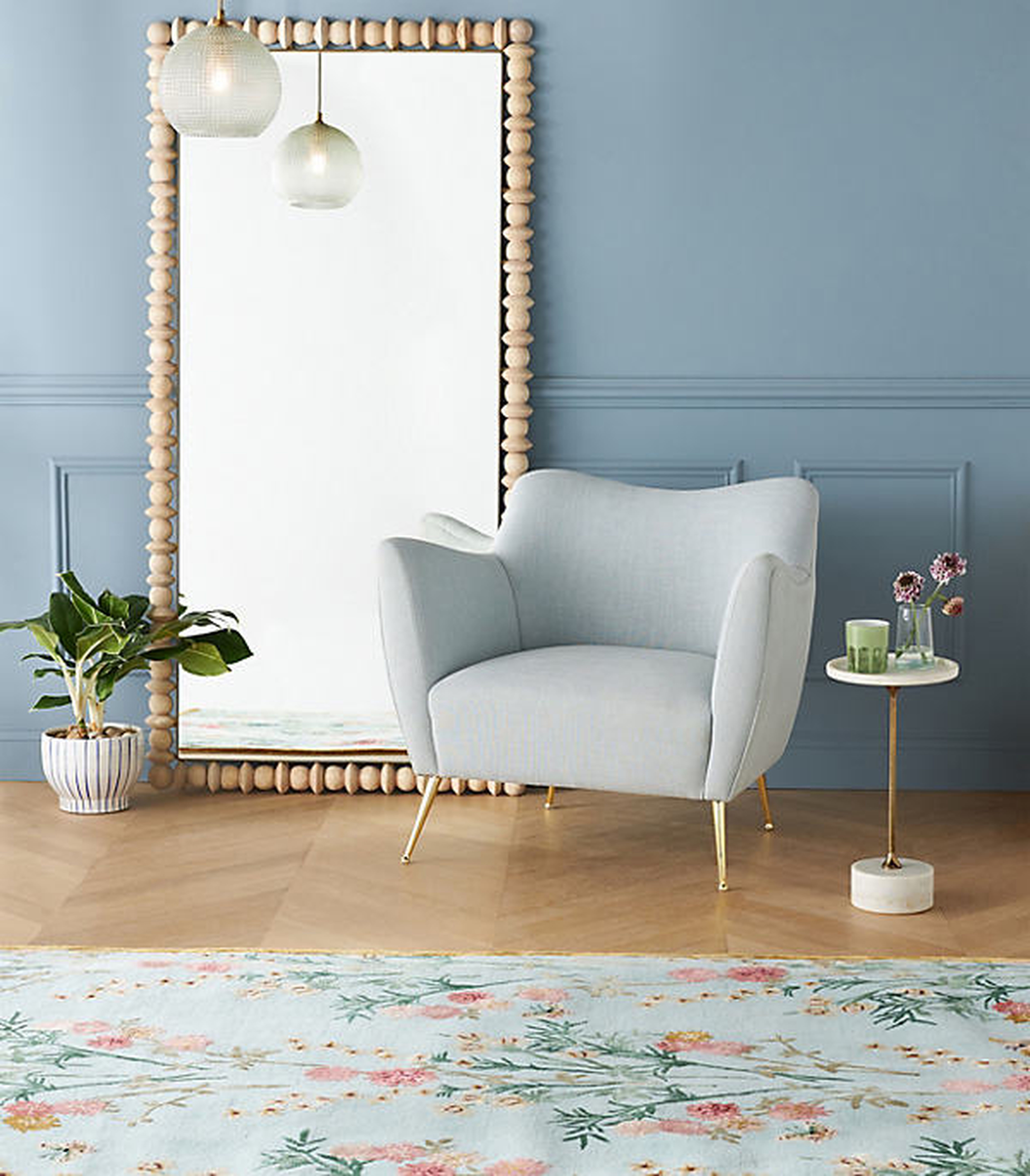 Humphrey Wingback Chair By Anthropologie in Assorted - Anthropologie