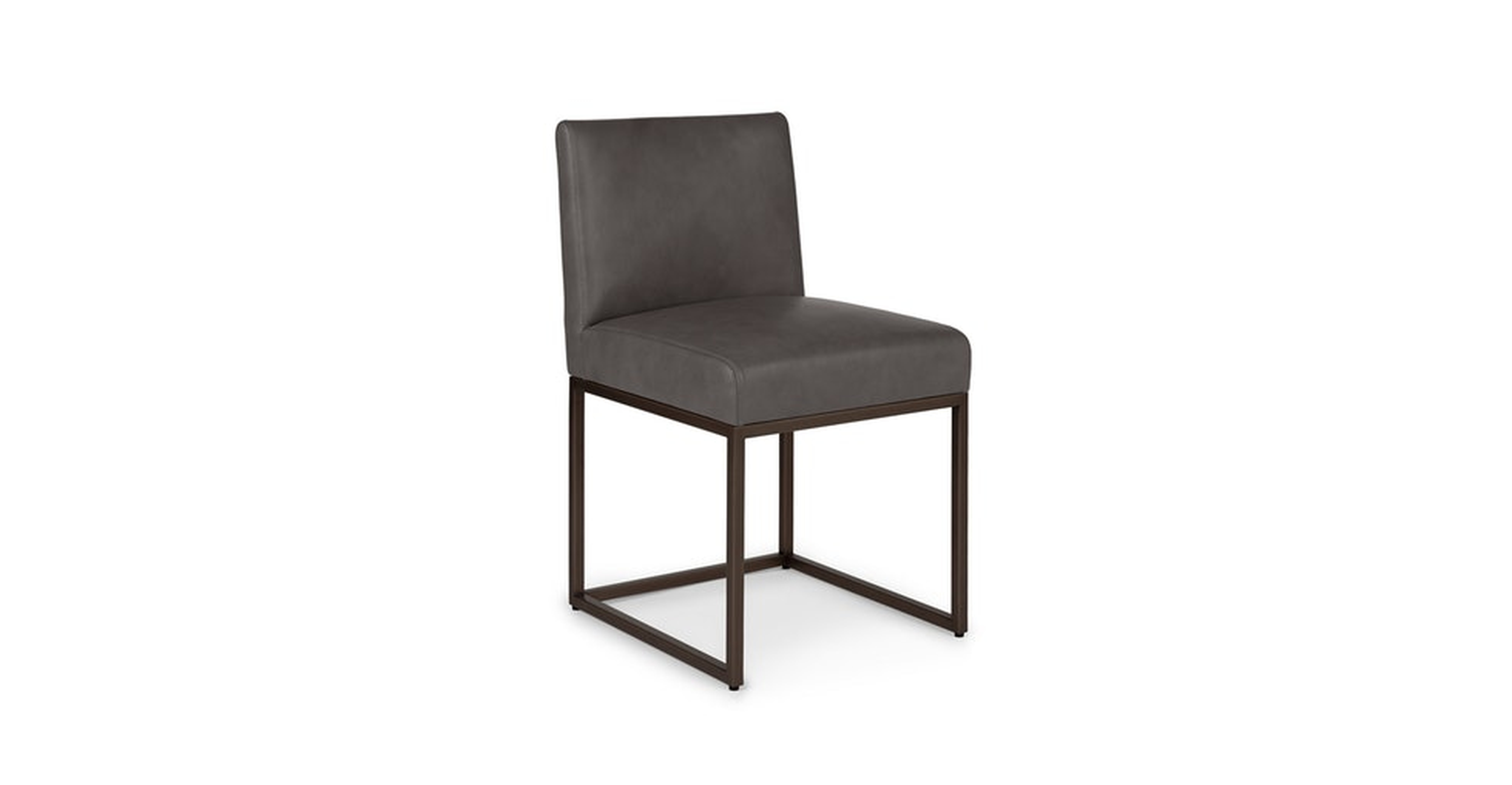 Oscuro Teres Charcoal Dining Chair (Pair) - Article