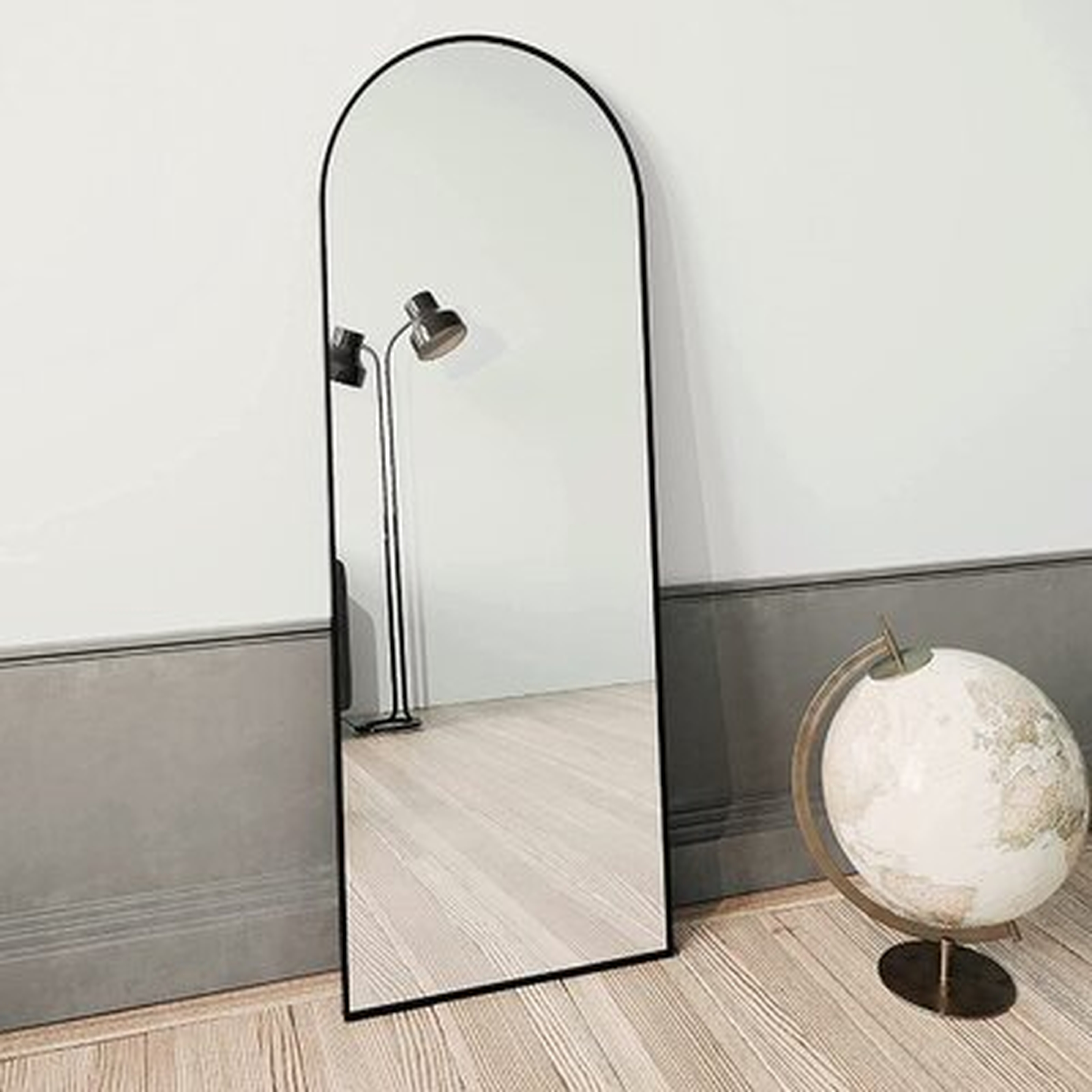 Full Length Mirror Arch Floor Mirror Wall Mirror Hanging Or Leaning Arched-Top Full Body Mirror With Stand For Bedroom, Dressing Room - Wayfair