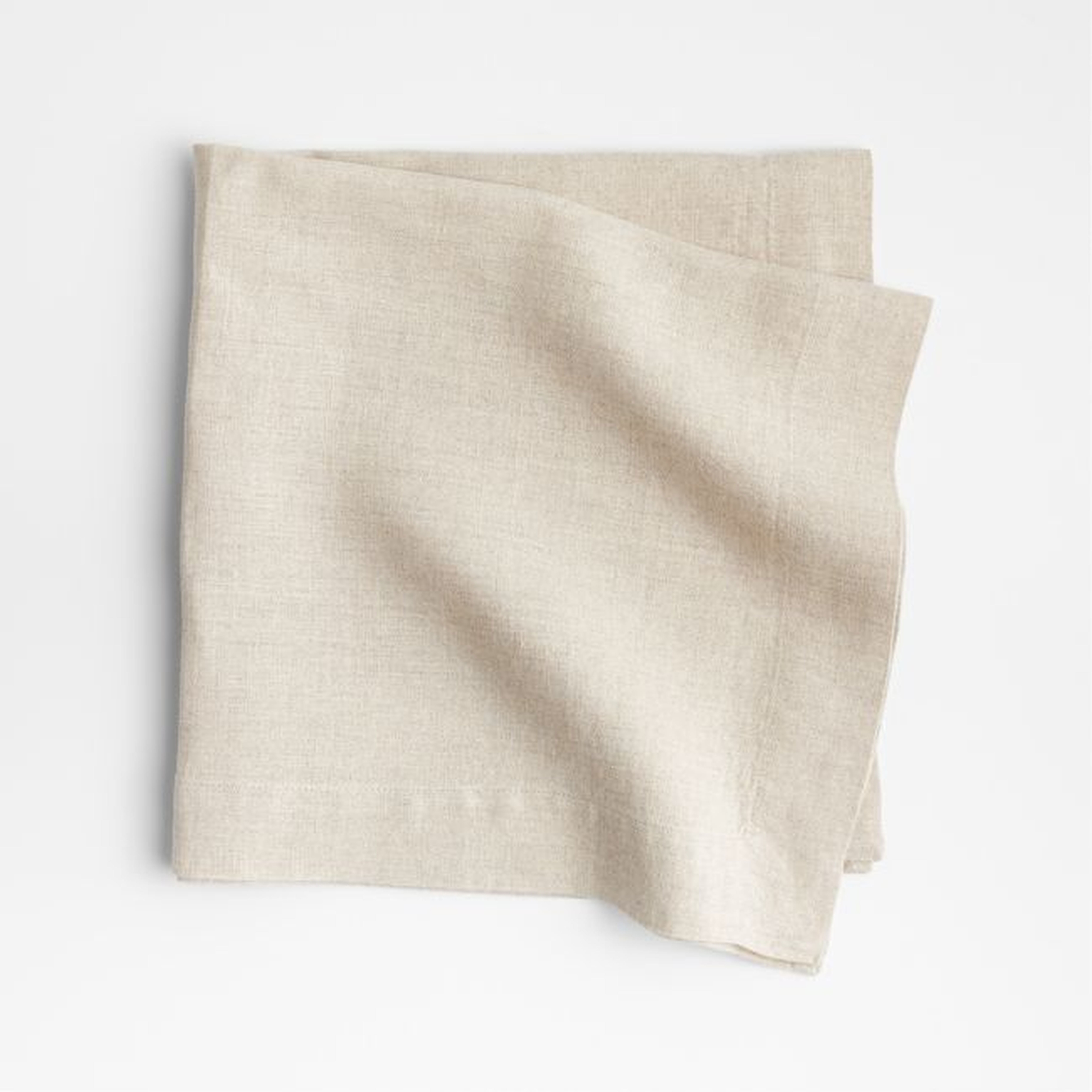 Marin Natural EUROPEAN FLAX ™-Certified Linen Napkin - Crate and Barrel