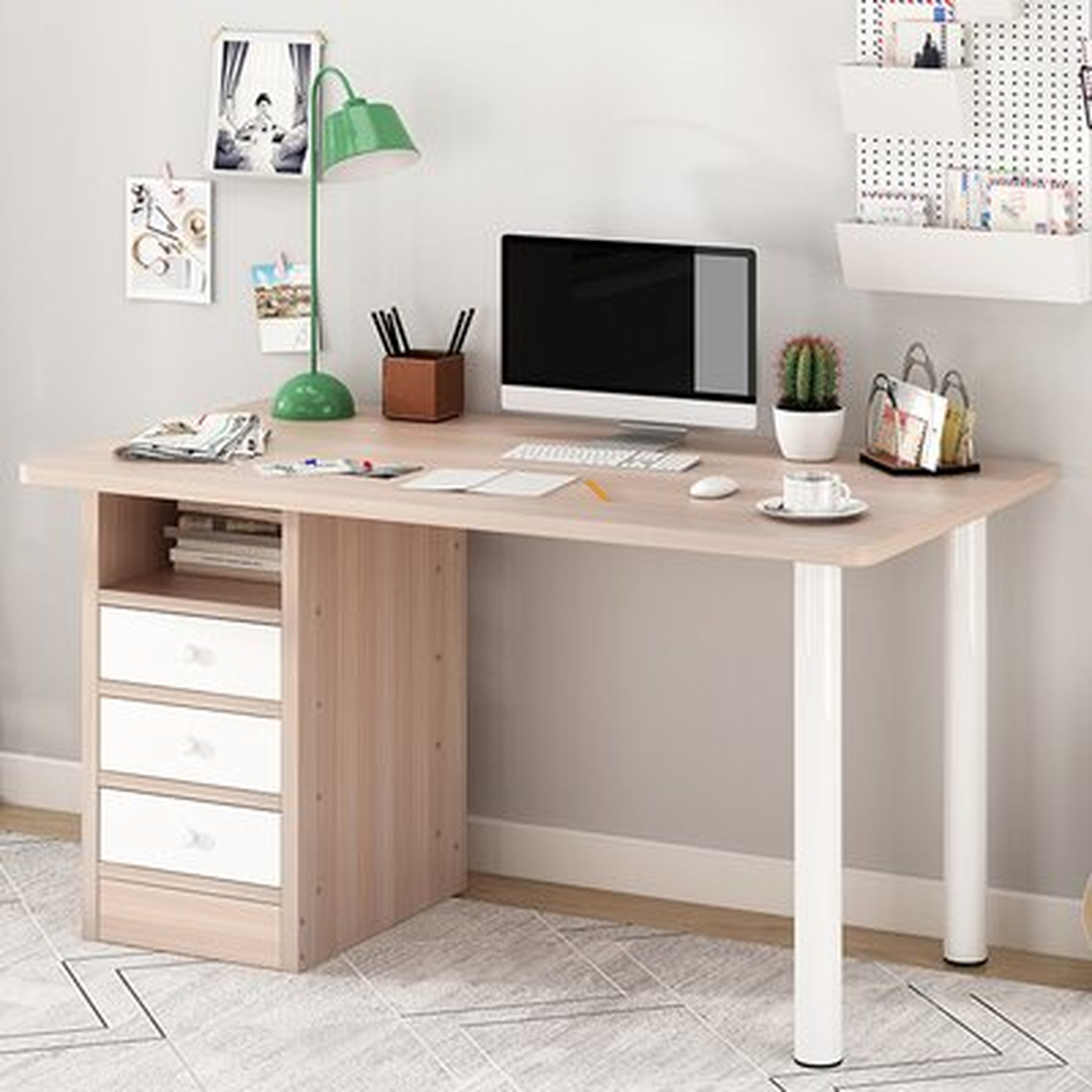 Evely Home Office Desk - Wayfair