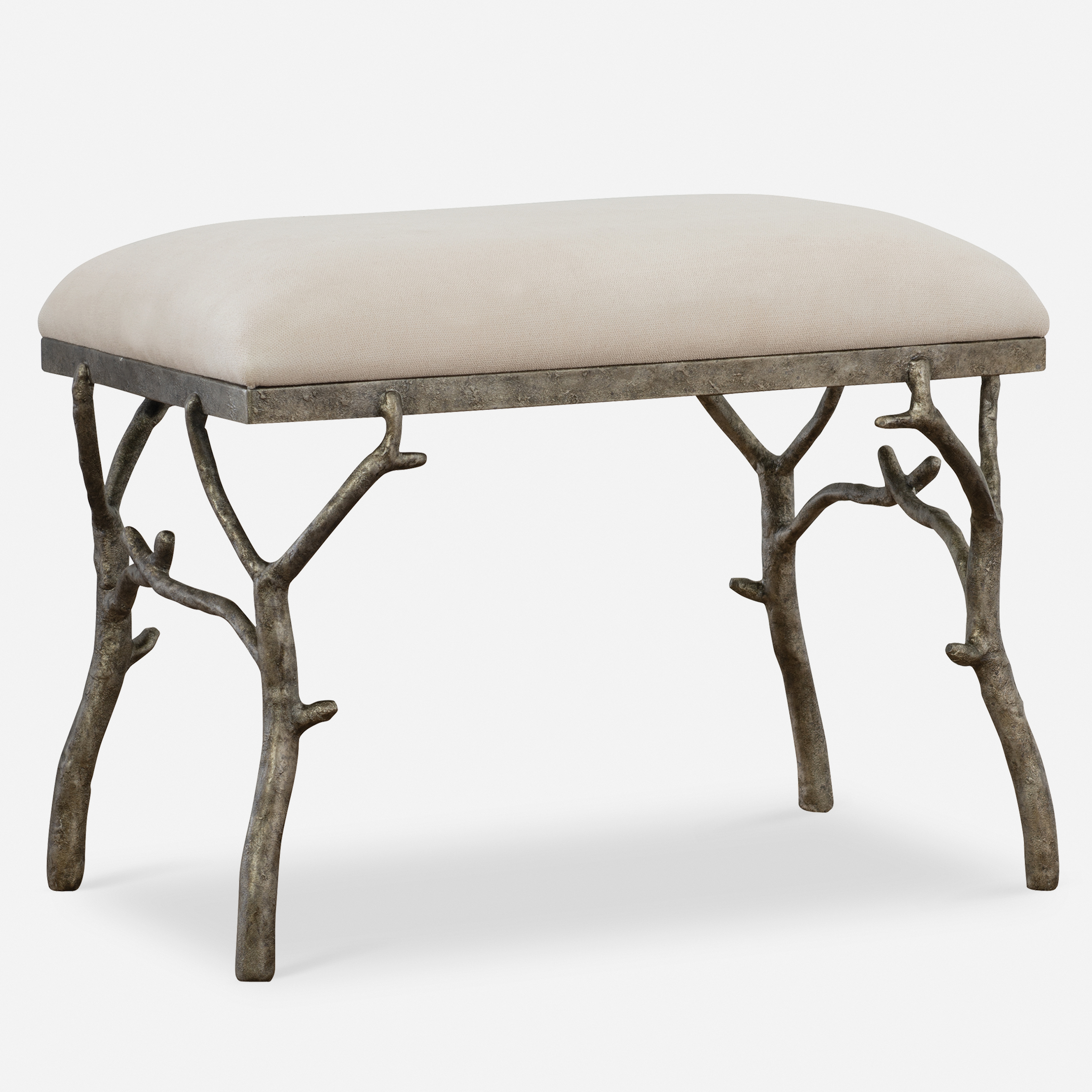 Lismore Small Fabric Bench - Uttermost