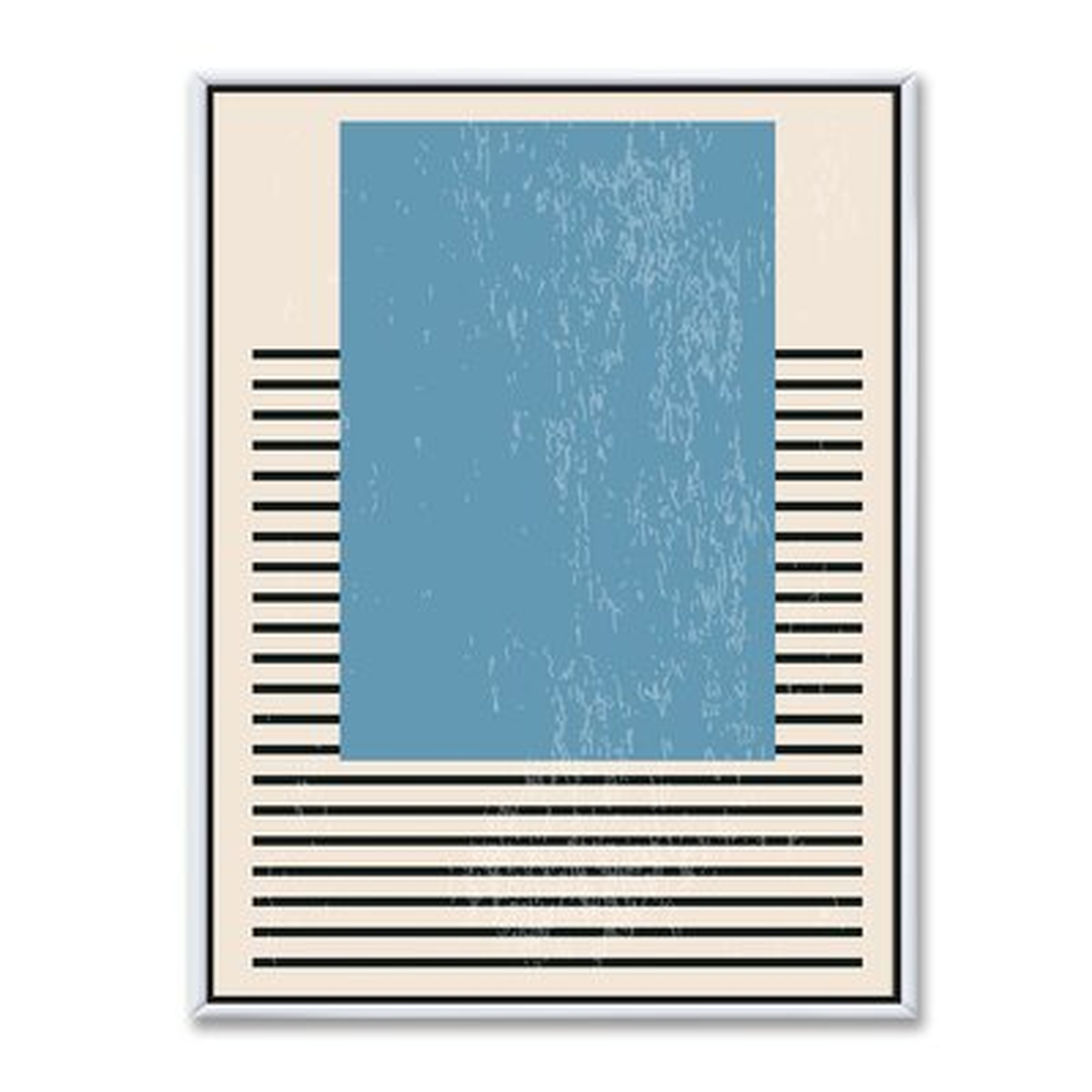 Minimal Geometric Compostions of Elementary Forms XII - Graphic Art Print on Canvas - Wayfair