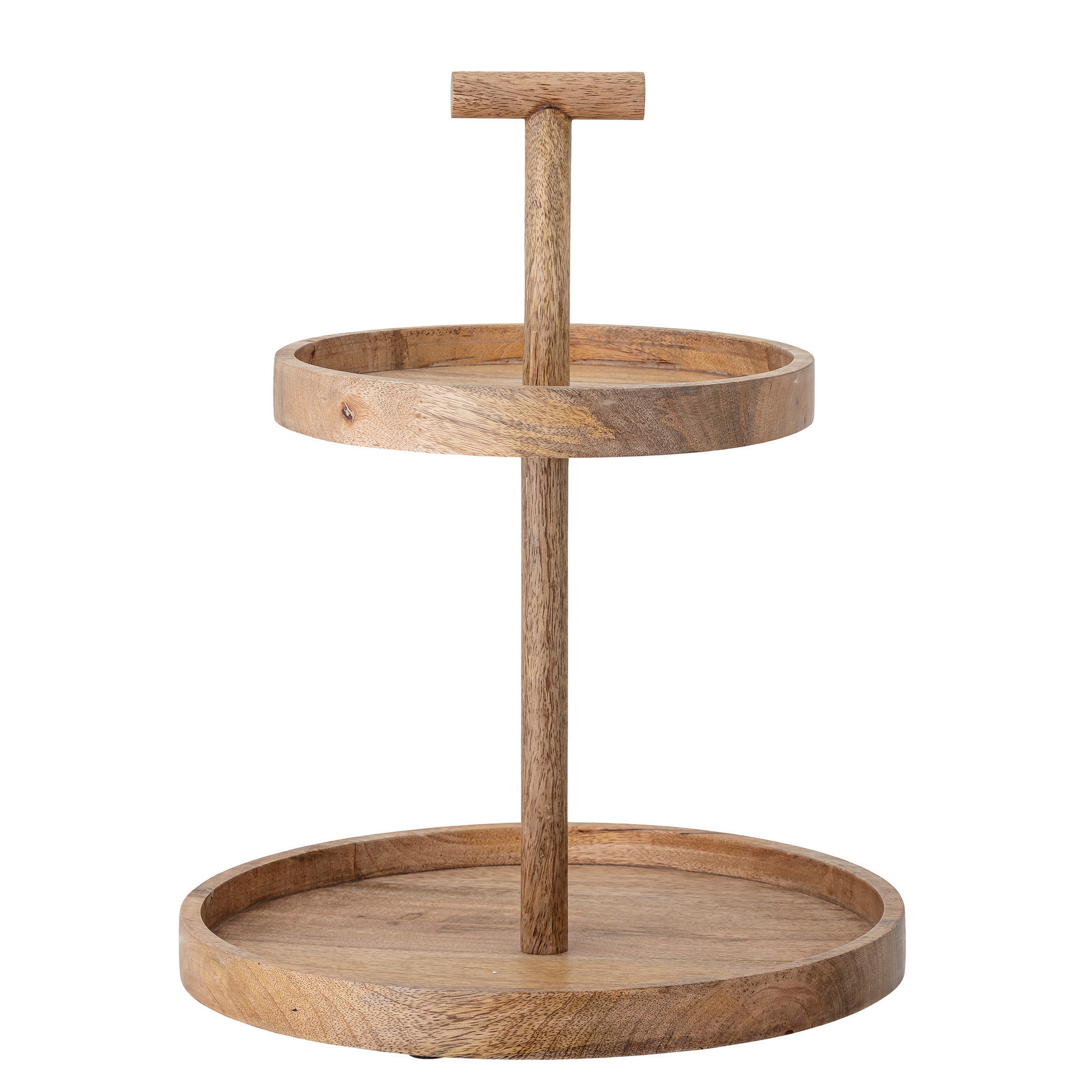 Mango Wood 2-Tier Tray - Bloomingville