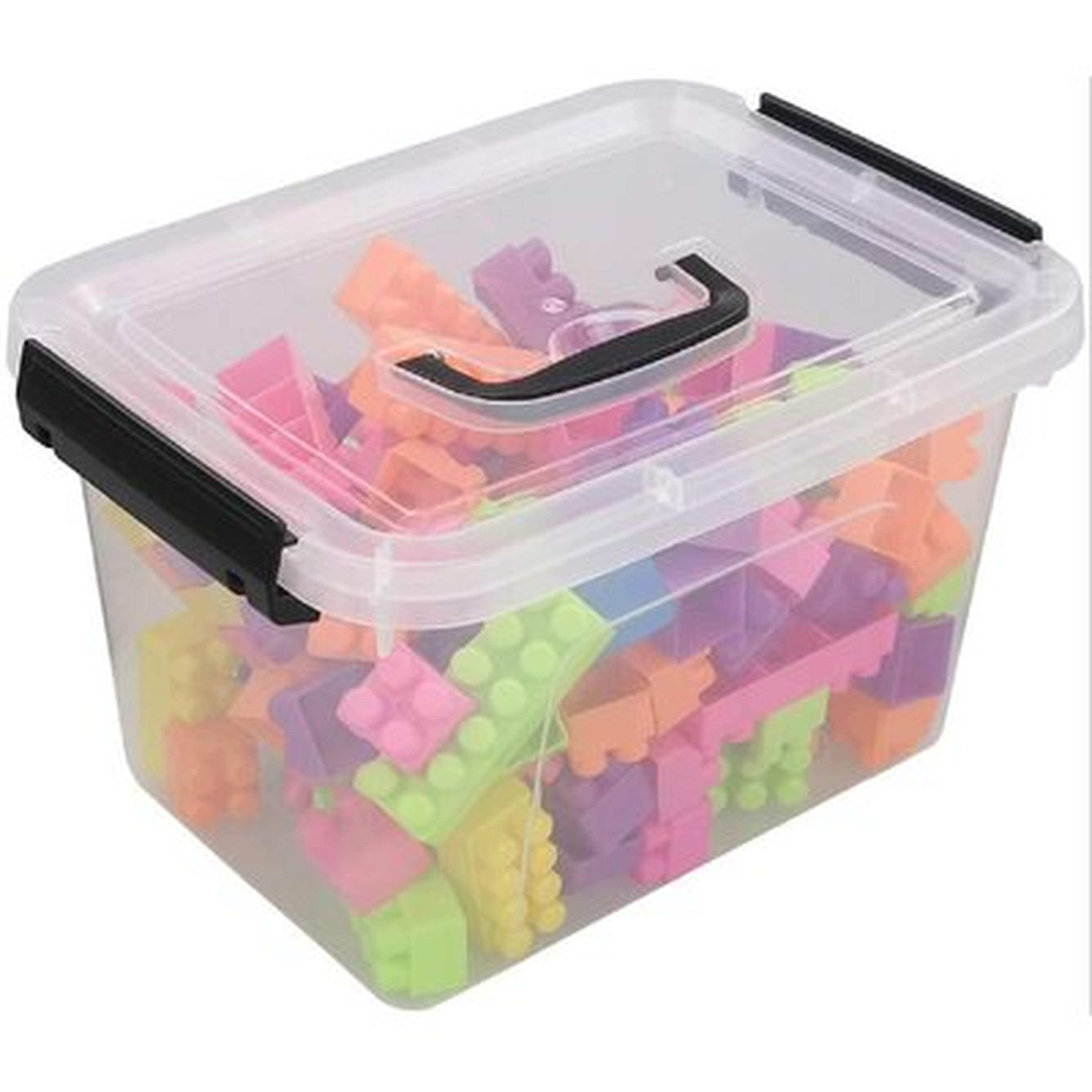 6-Pack Clear Storage Boxes, 5 L - Wayfair