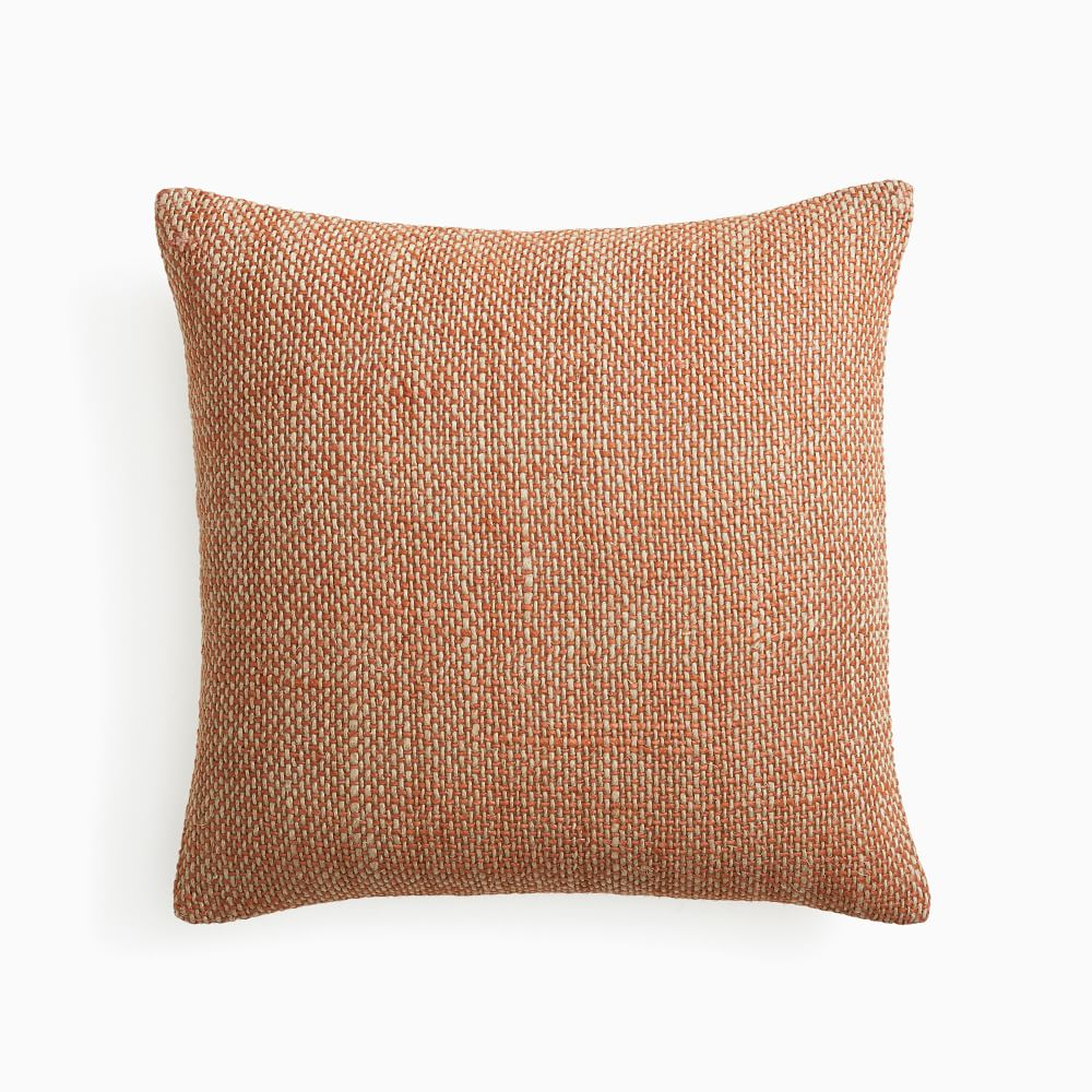 Two Tone Chunky Linen Pillow Cover, 20"x20", Copper, Set of 2 - West Elm
