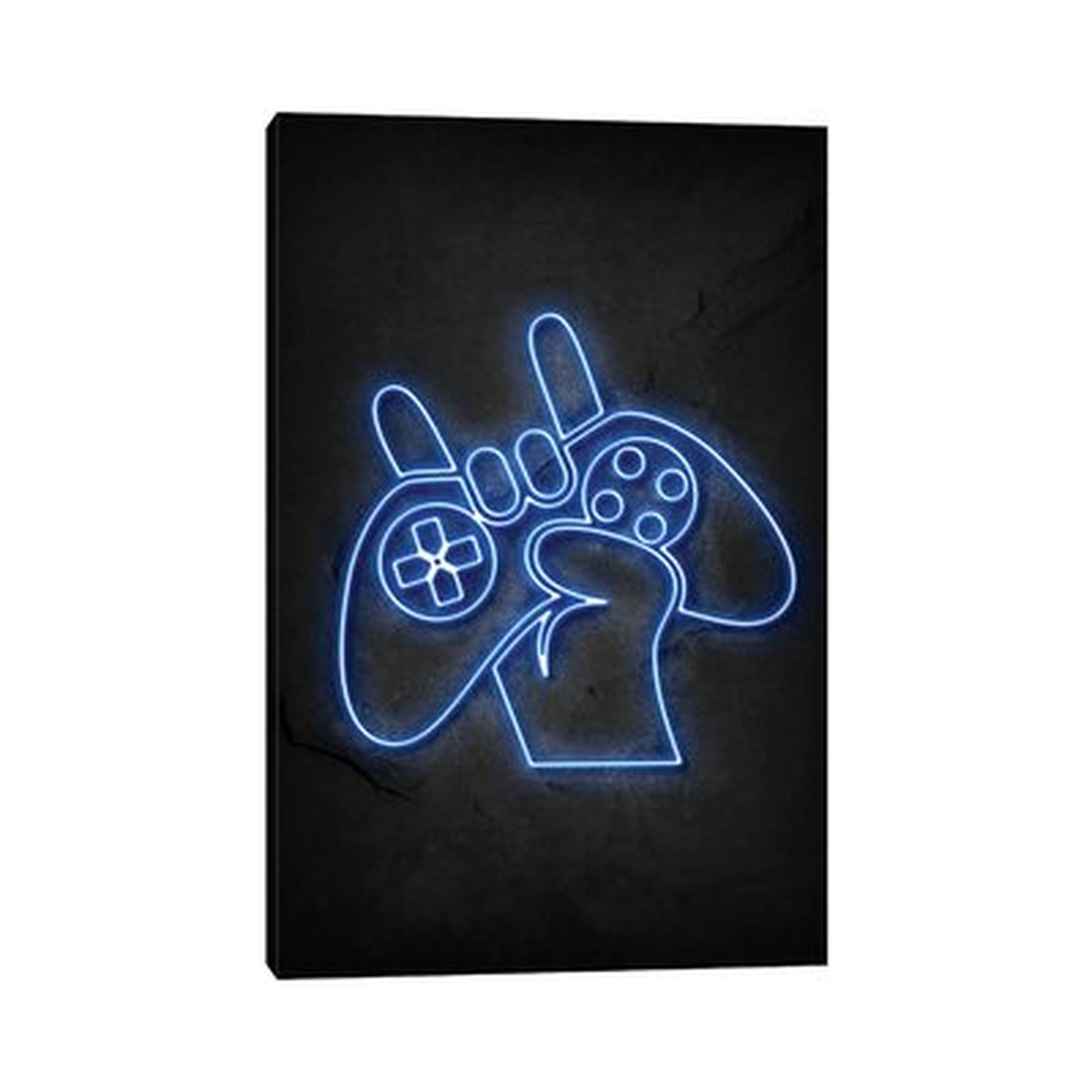 Game on Neon by Durro Art - Wrapped Canvas Graphic Art Print - Wayfair