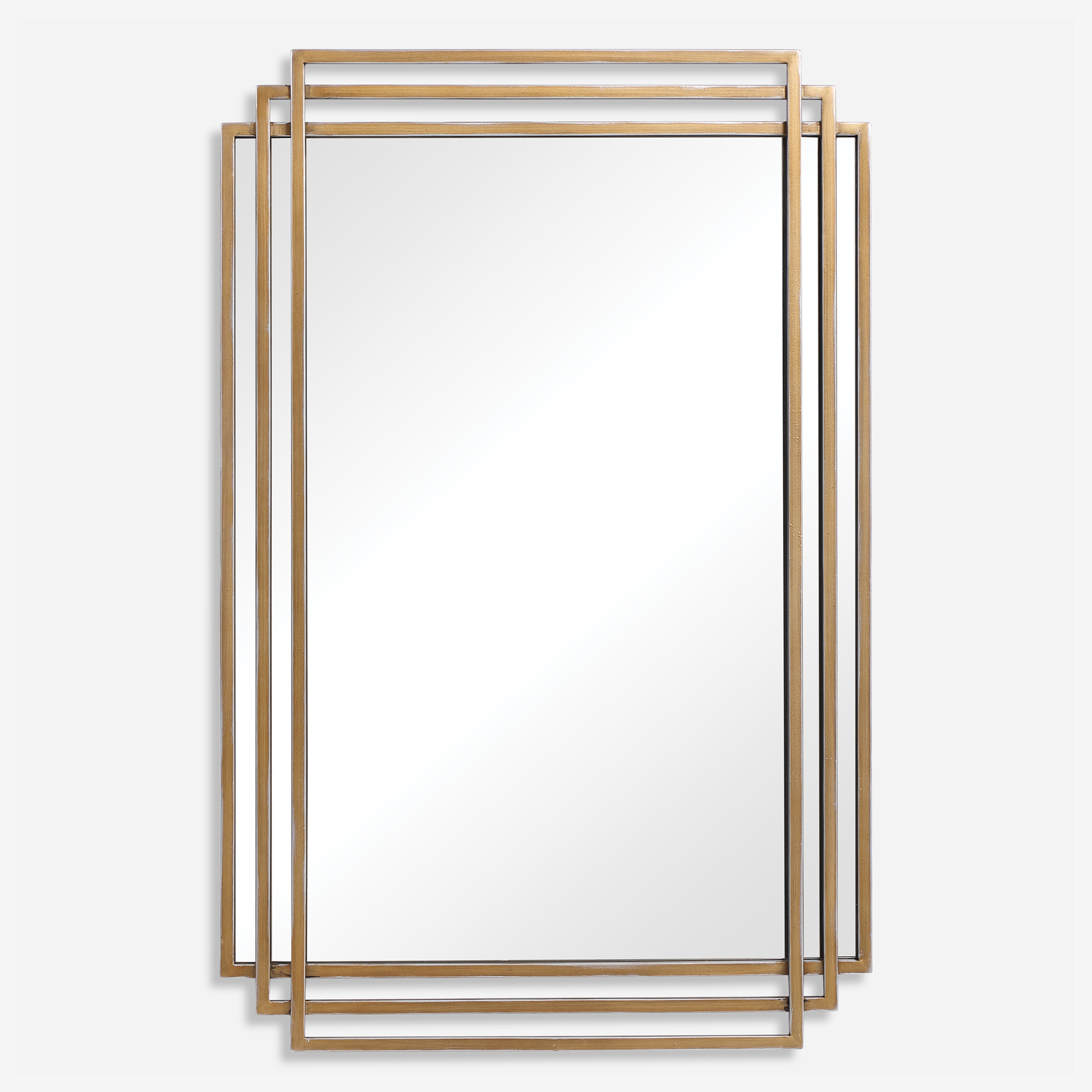 Amherst Brushed Gold Mirror - Uttermost