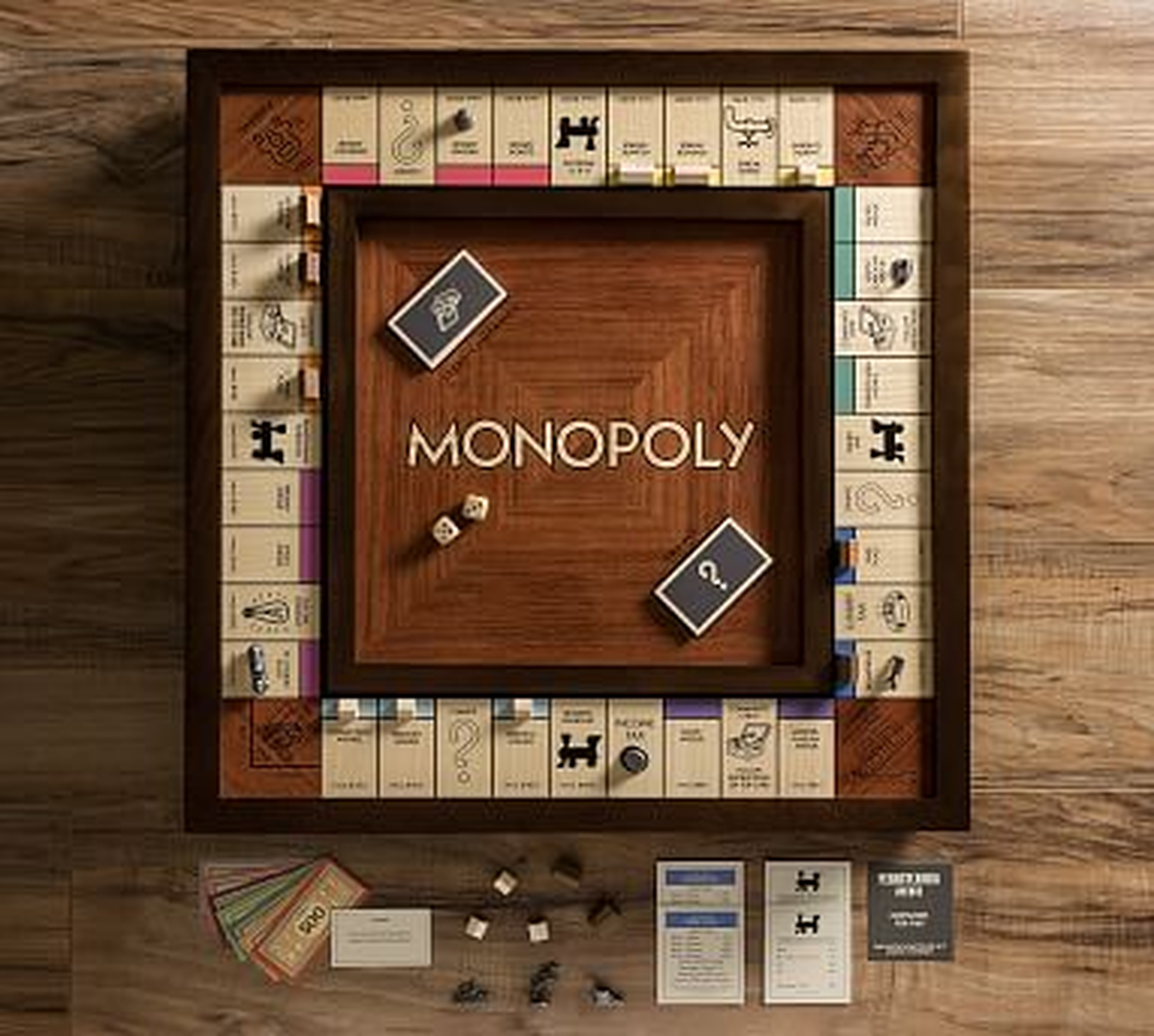 Monopoly Heirloom Edition Game, Wood - Pottery Barn