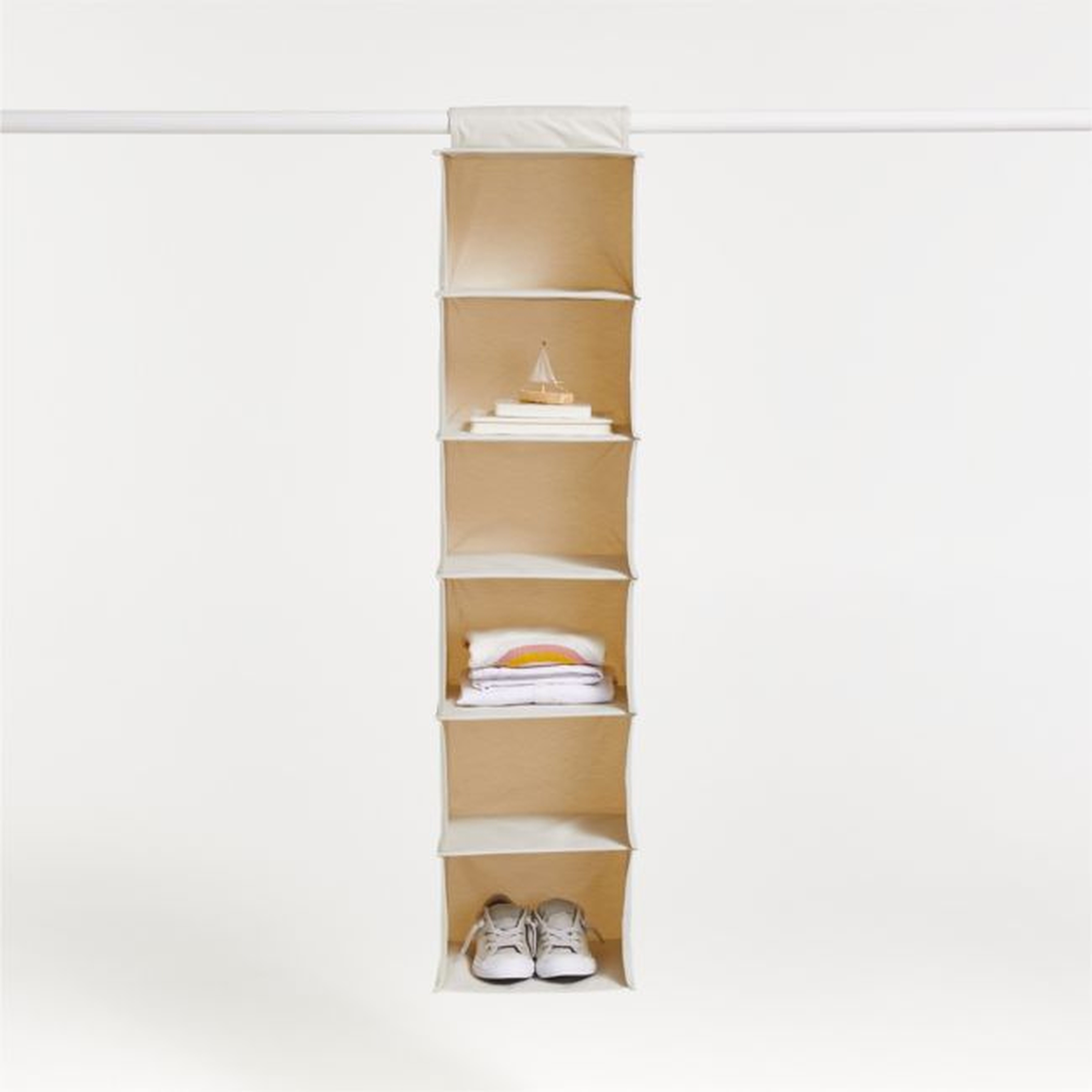 Canvas Wide Hanging Organizer - Crate and Barrel