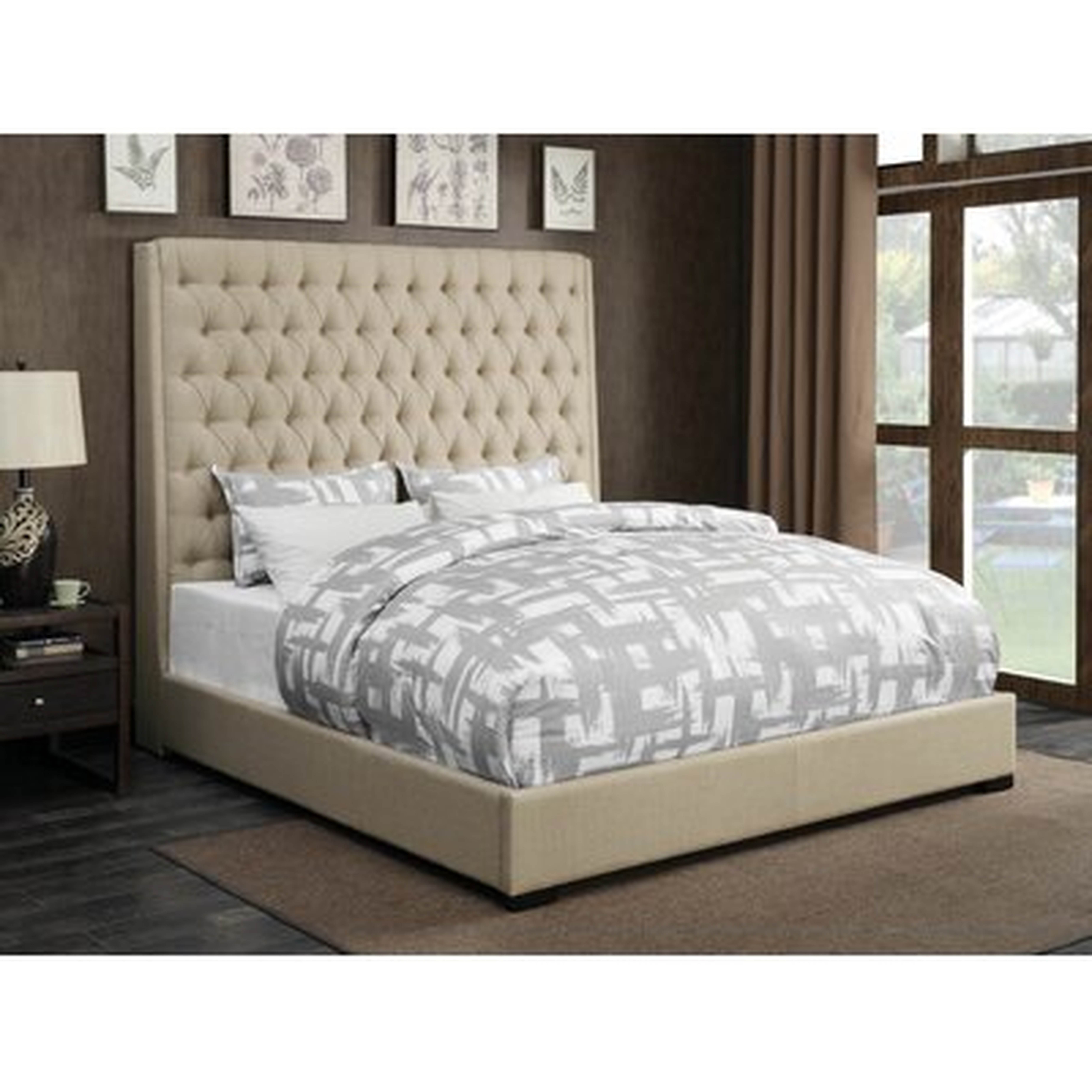 Jarratt Upholstered Standard Bed - Wayfair