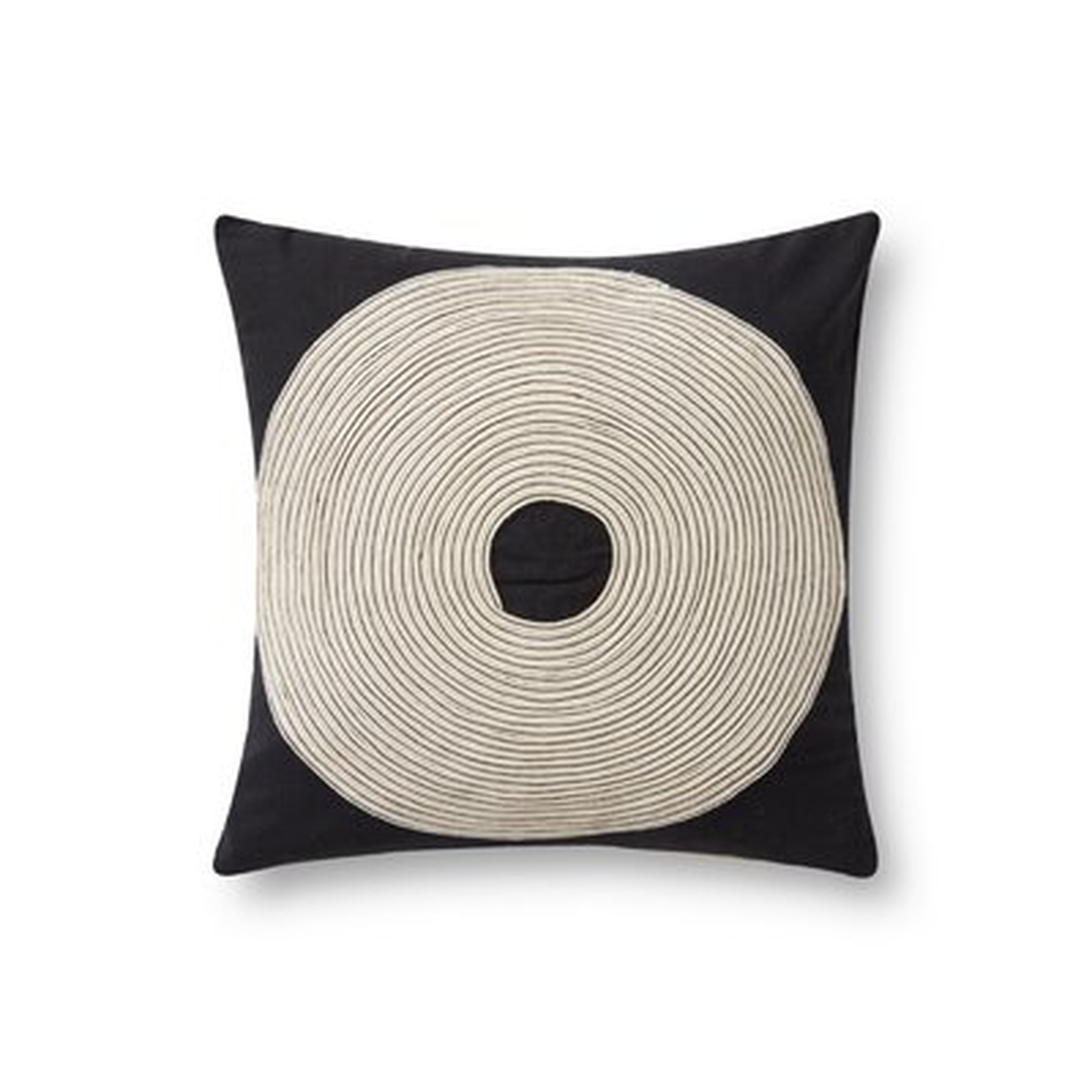 Rosena Black / Natural 18" X 18" Pillow - AllModern