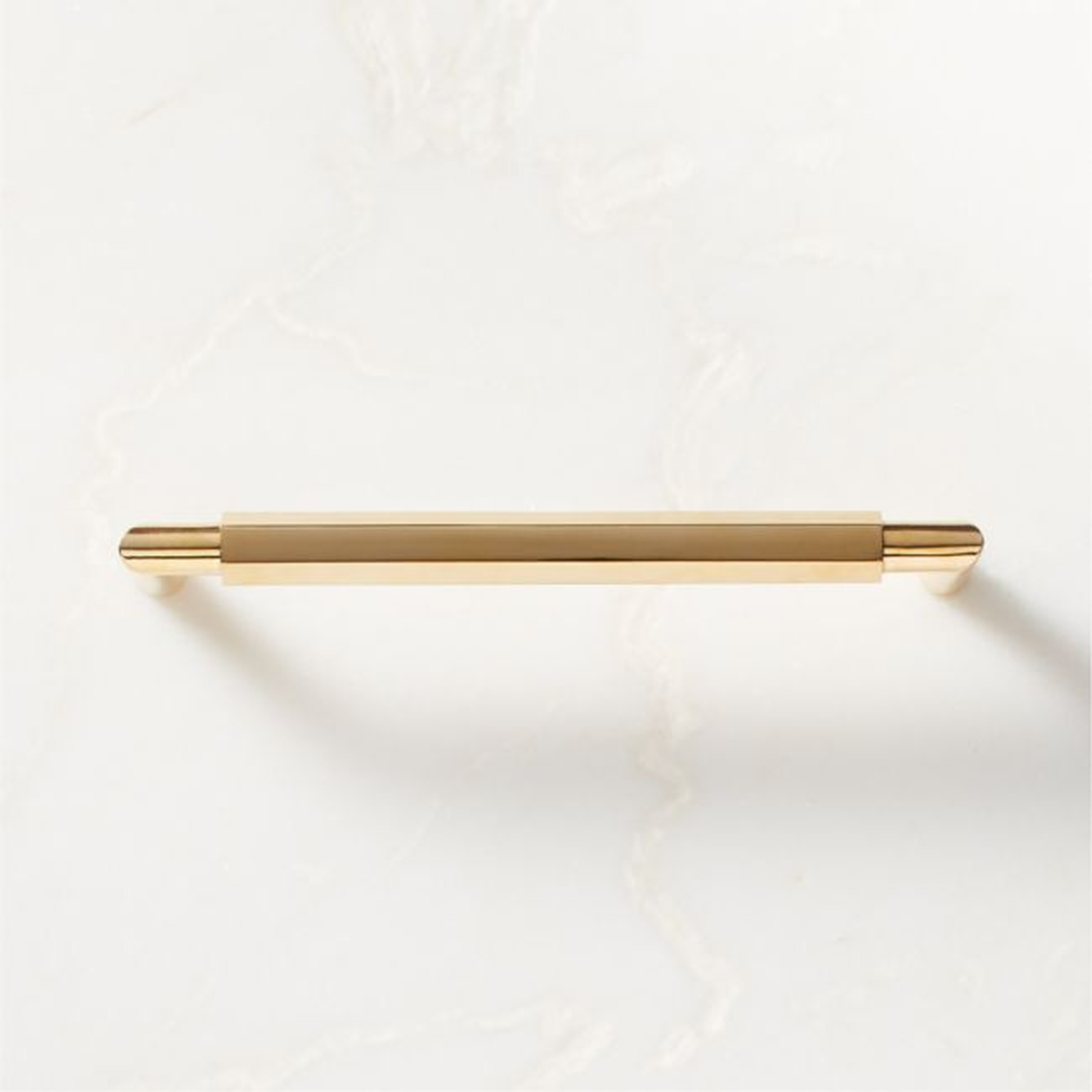 Lavau Unlacquered Brass Handle 6" - CB2