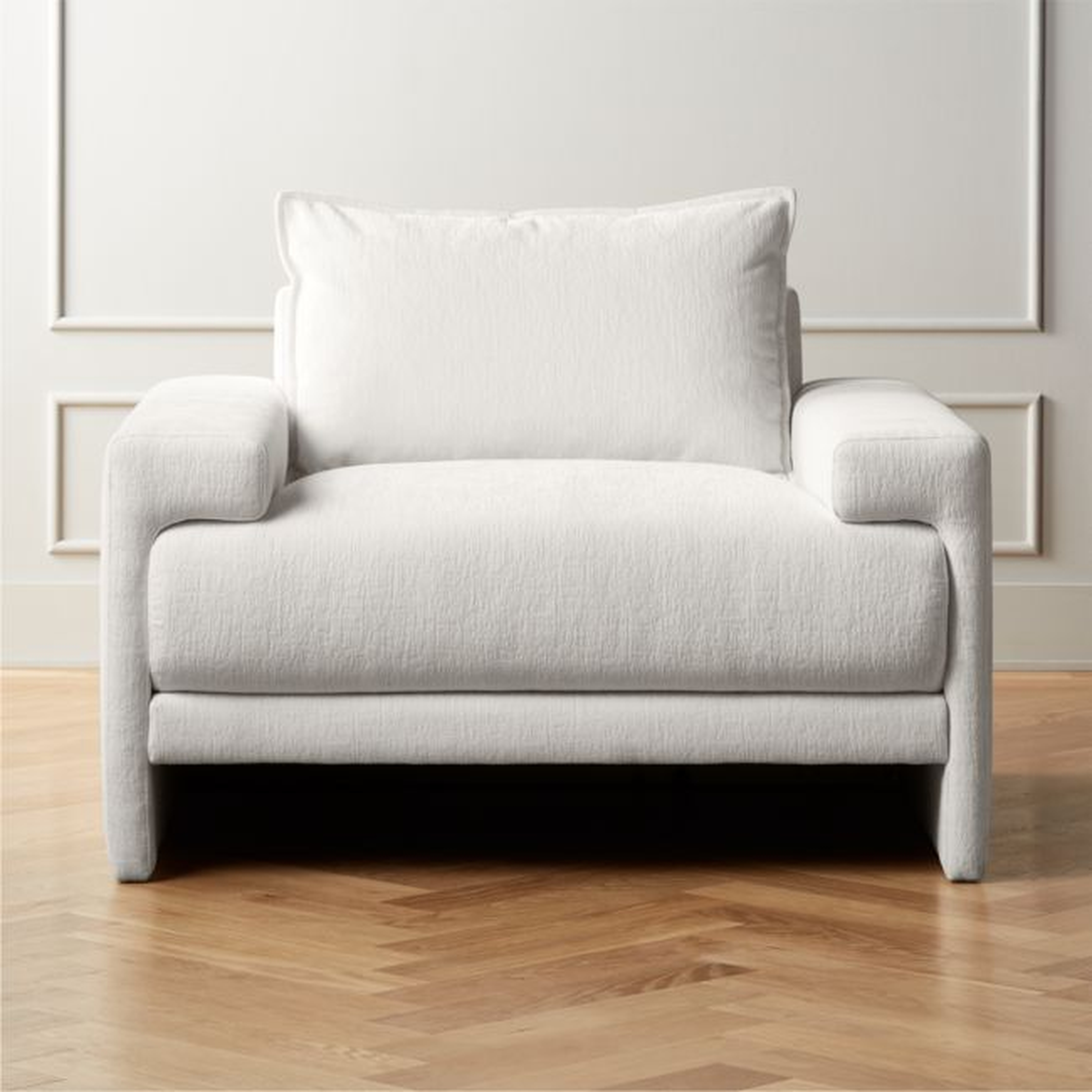 Camden White Lounge Chair - CB2