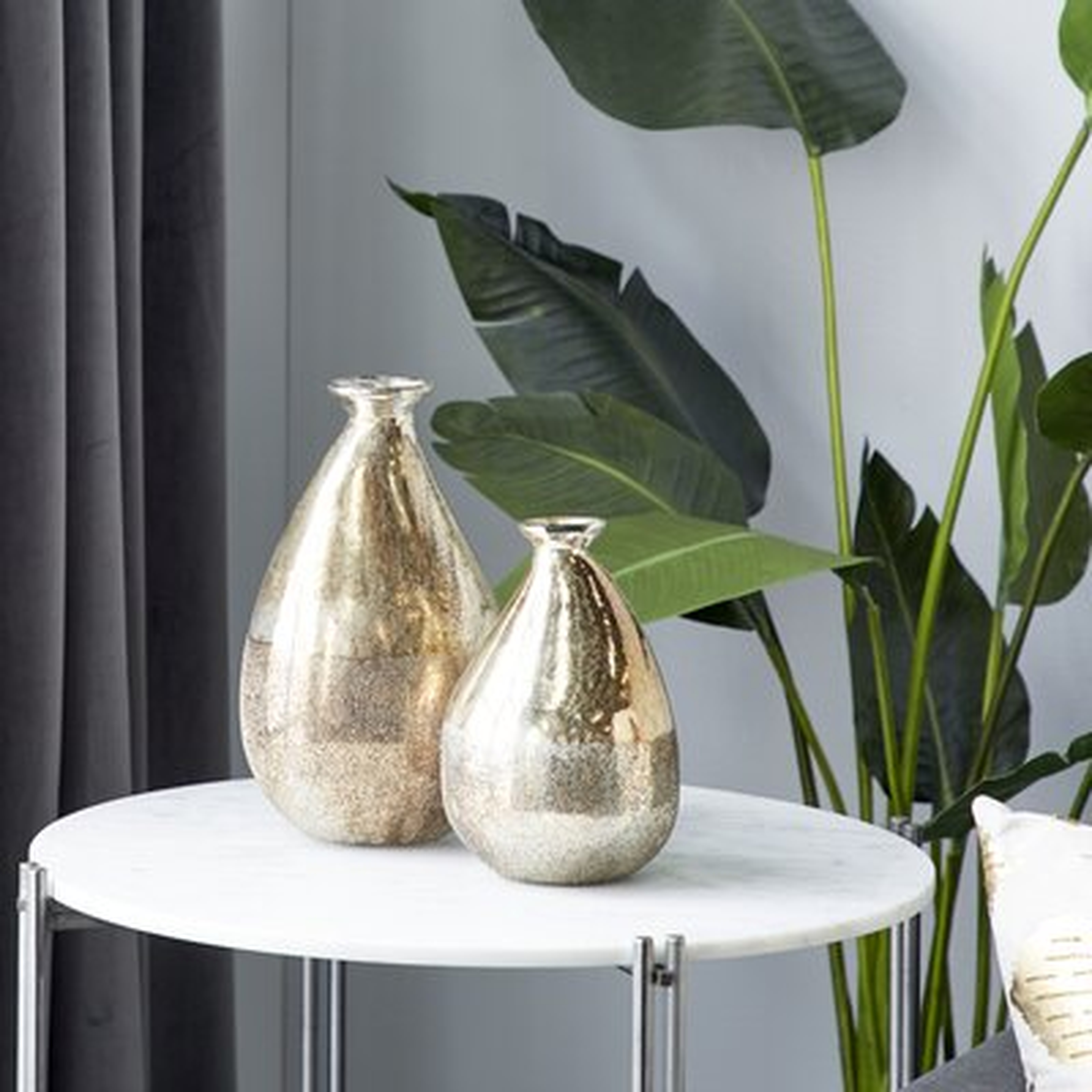 2 Piece Glass Table Vase Set - Wayfair