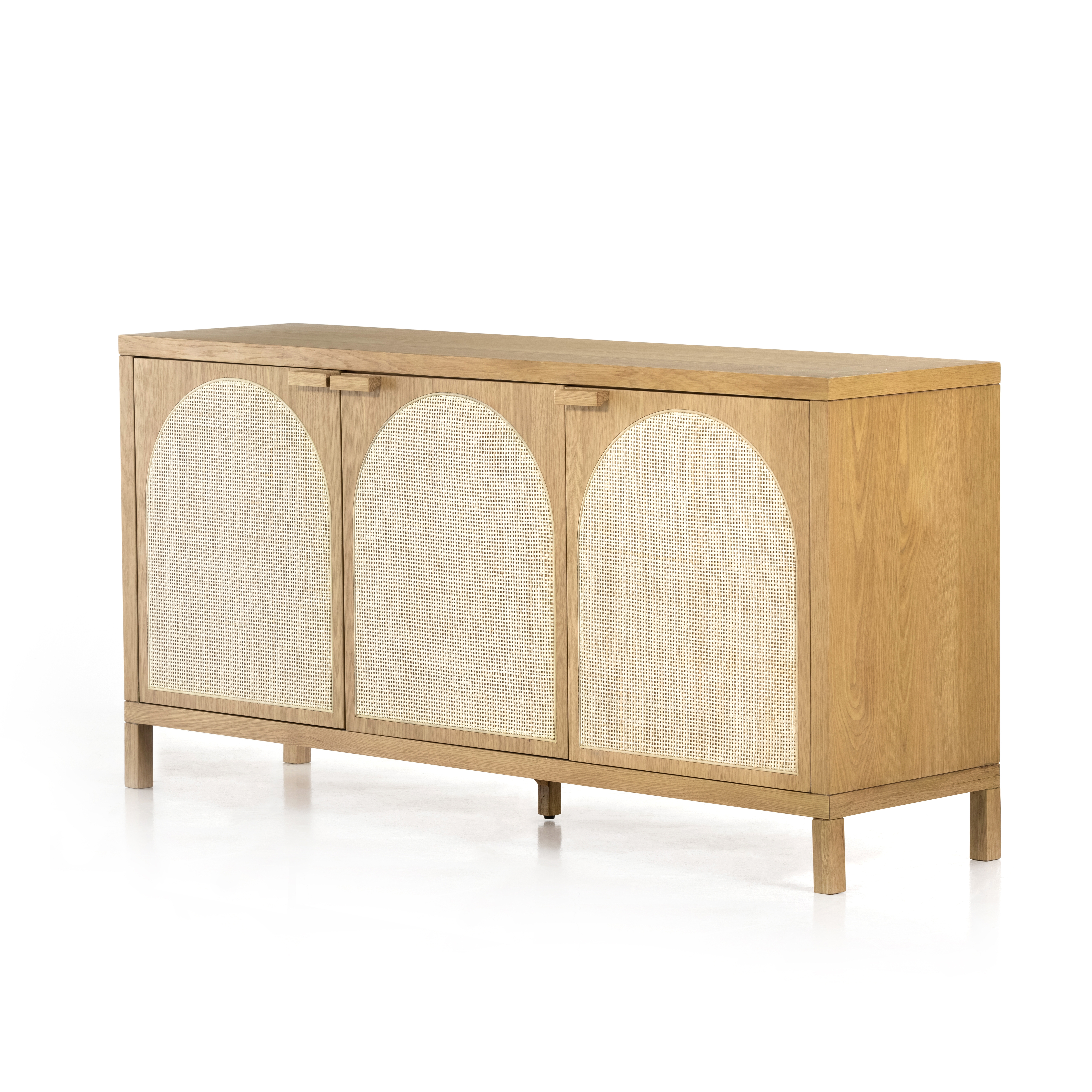 Allegra Sideboard-Honey Oak Veneer - Four Hands