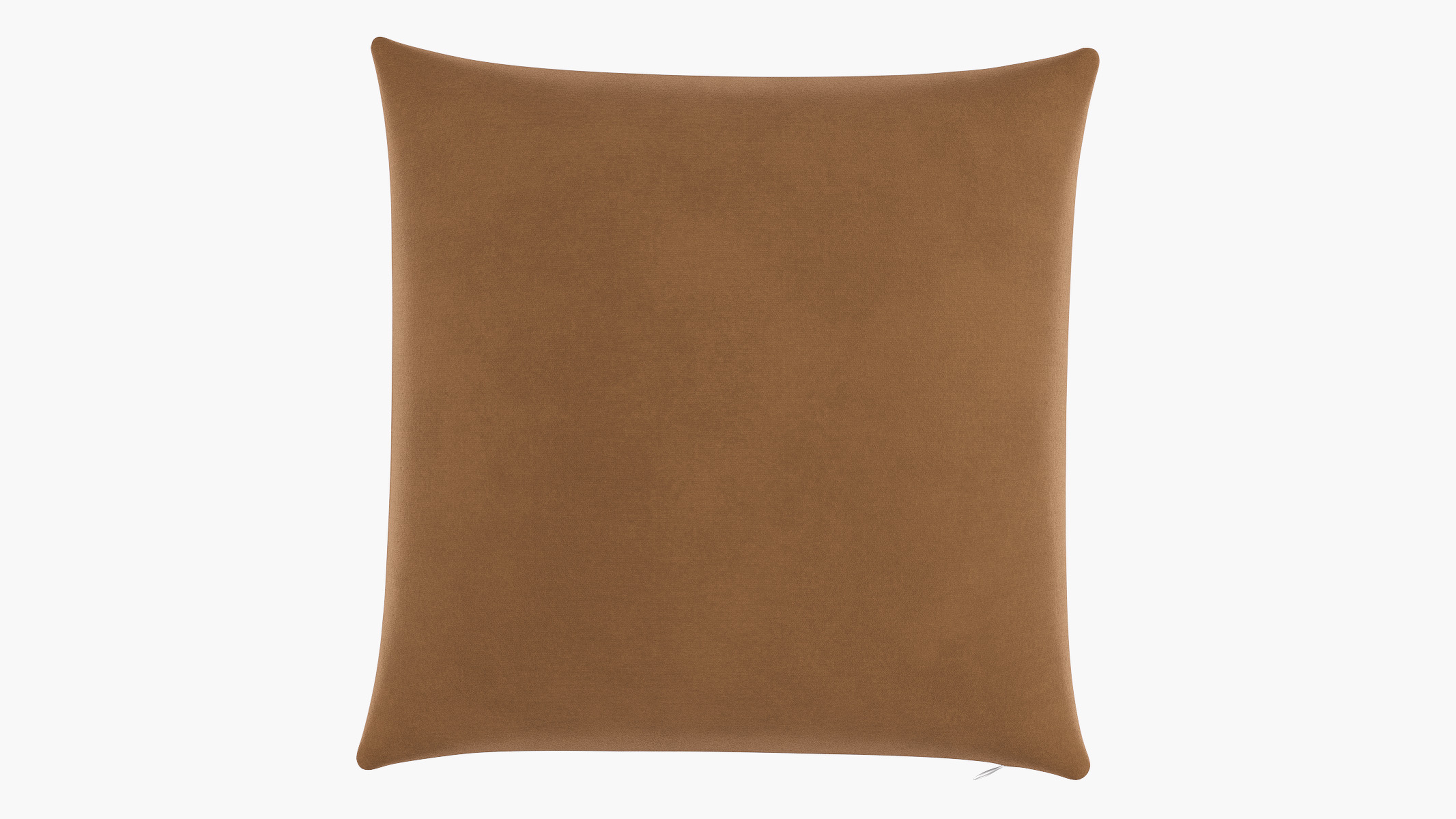 Throw Pillow 22", Nutmeg Luxe Velvet, 22" x 22" - The Inside