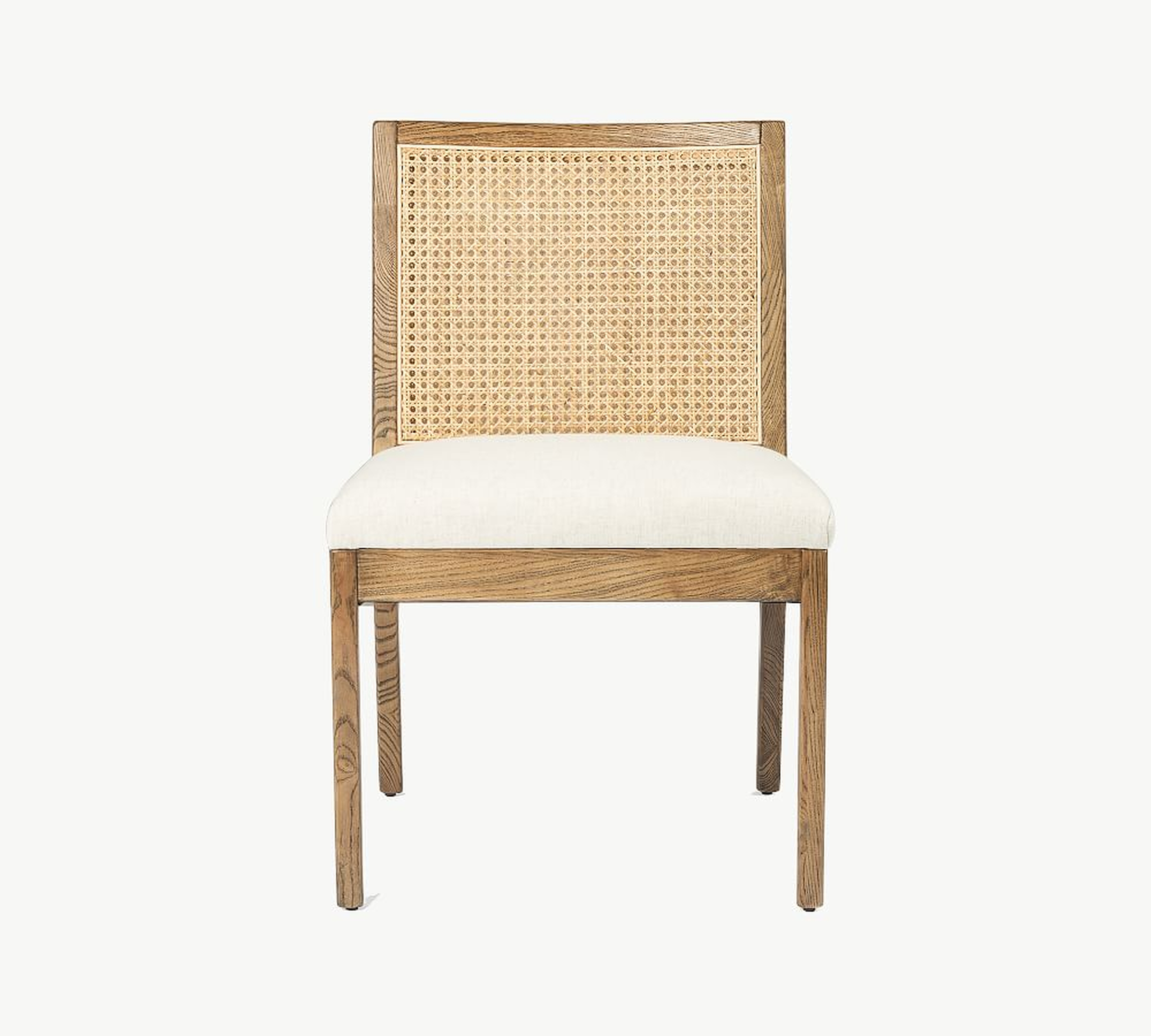 Lisbon Cane Dining Side Chair, Toasted Nettlewood - Pottery Barn