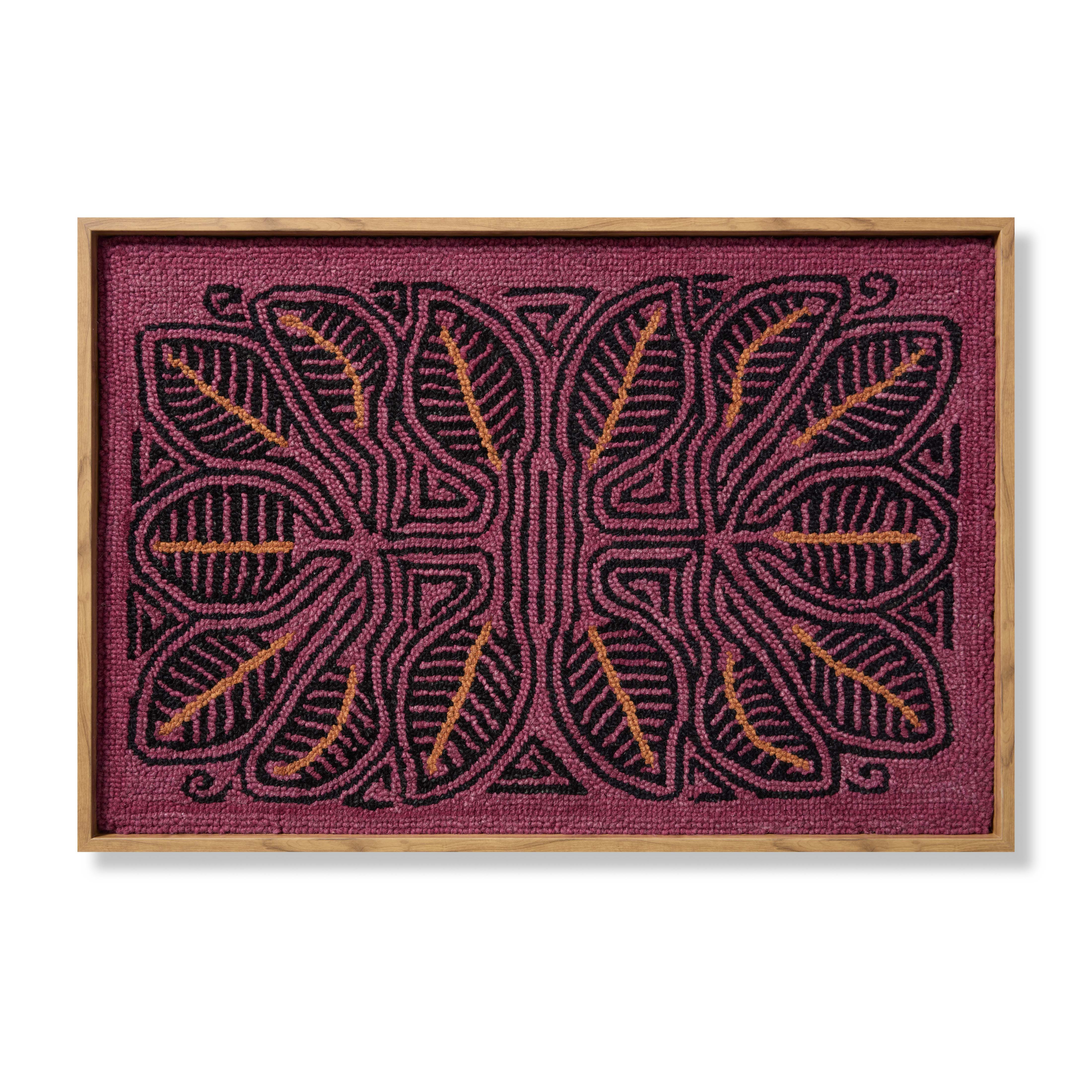 Loloi Cocora Pink / Black 3'-2" x 2'-2" Wall Art - Loloi Rugs