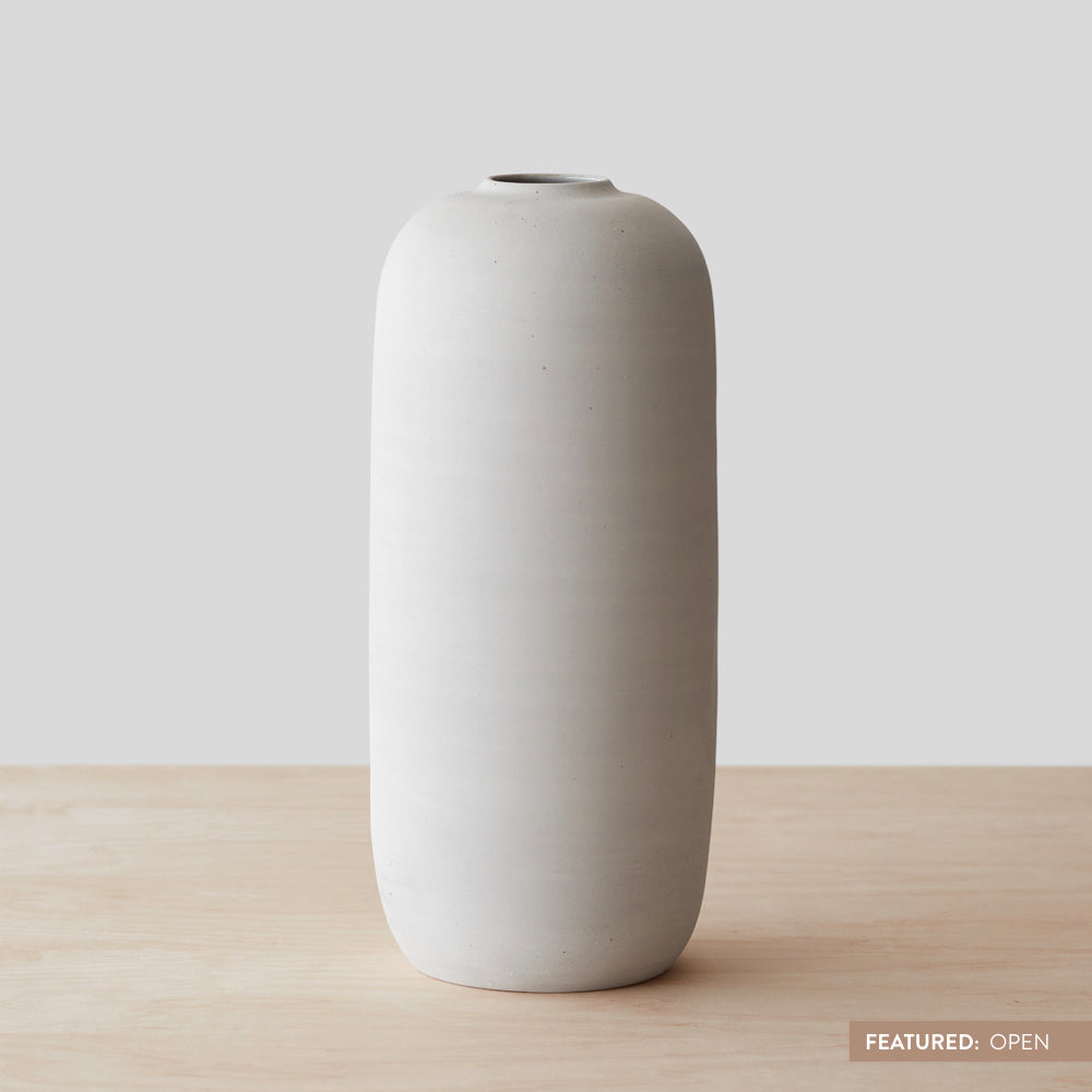 The Citizenry Loma Floor Vases | Ivory - The Citizenry