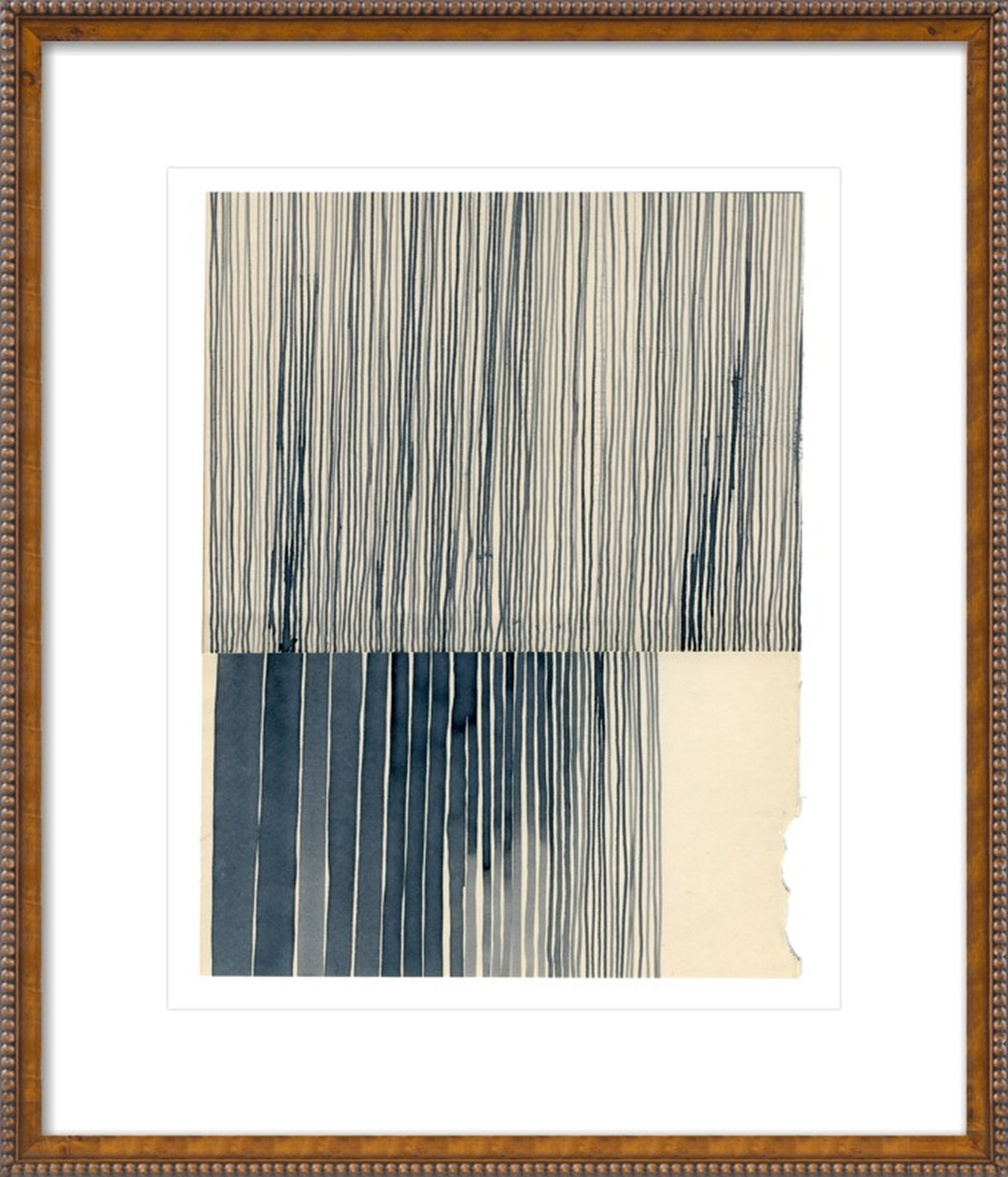 Not a Circle (Payne's Grey 1) by Kate Castelli for Artfully Walls - Artfully Walls