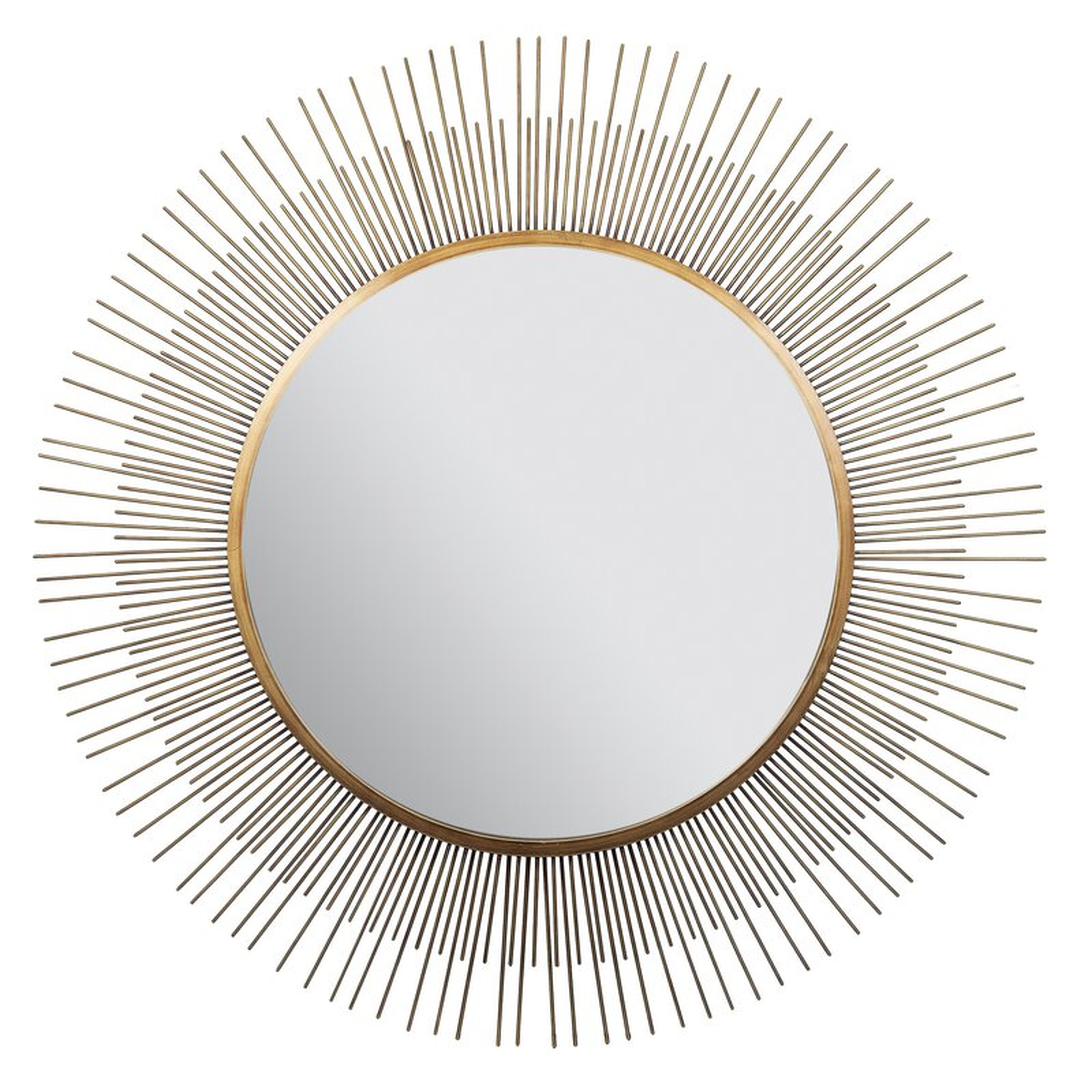 Pressler Sunburst Accent Mirror, Gold - Wayfair
